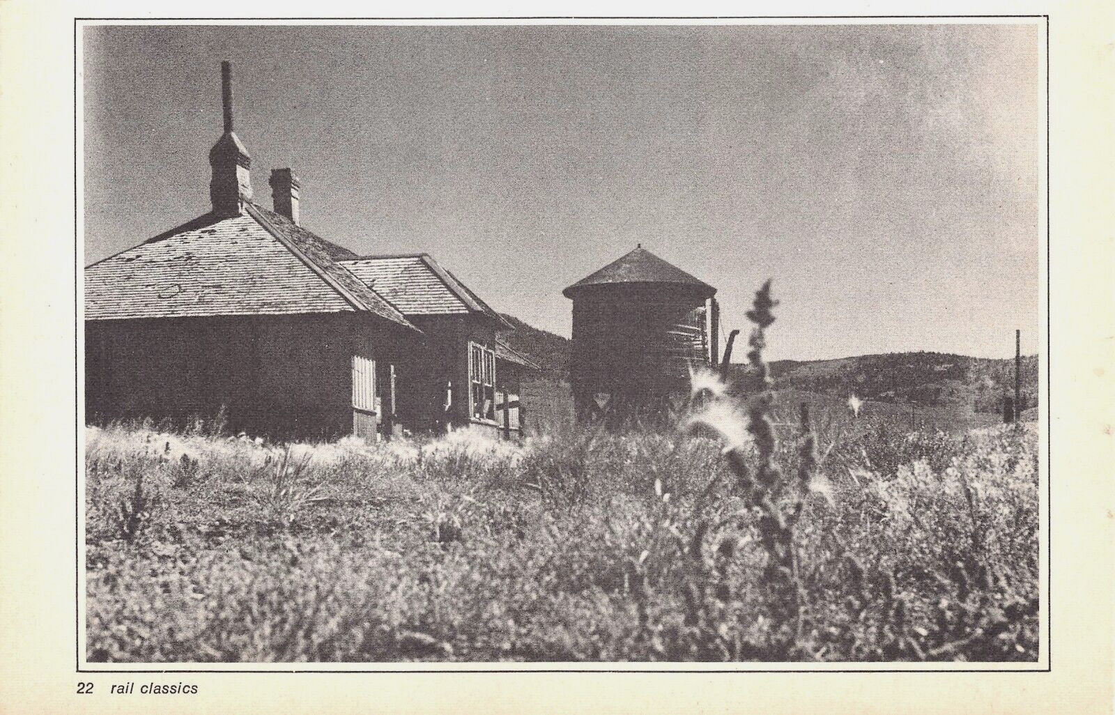 Abandoned DRGW Depot & Water Tank Sargents Colorado @ 1966 Vtg Magazine Excerpt Abandoned DRGW Depot & Water Tank Sargents Colorado @ 1966 Vtg Magazine Excerpt