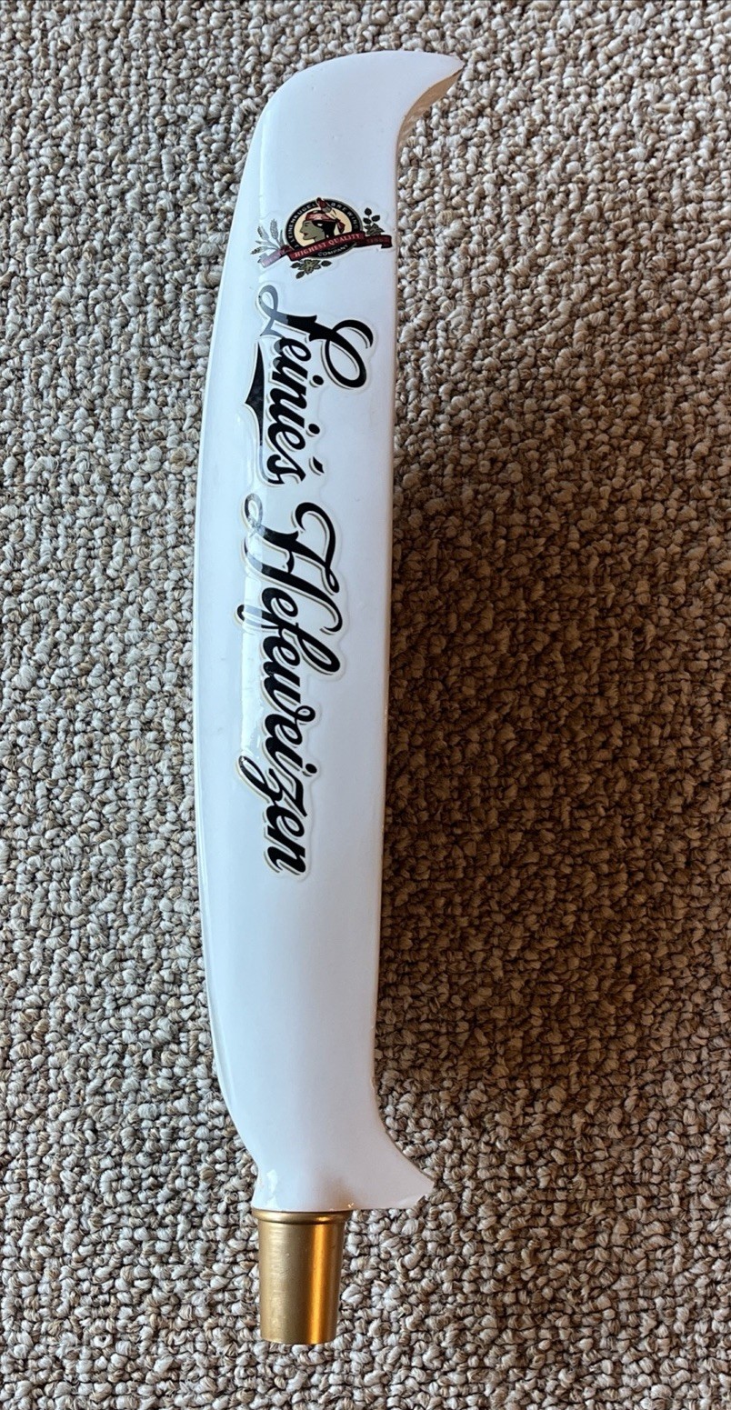 Damaged Leinenkugel's Leinie's HEFEWEIZEN Canoe Beer Tap Handle Damaged Leinenkugel's Leinie's HEFEWEIZEN Canoe Beer Tap Handle