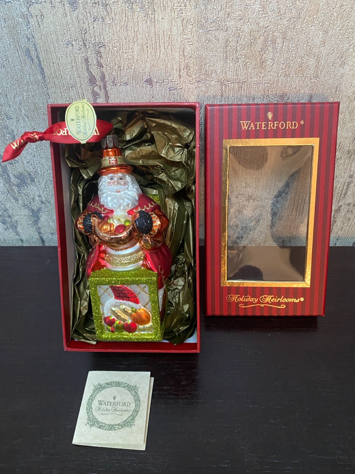 Waterford Holiday Heirloom Autumn Santa Jack New in Box Waterford Holiday Heirloom Autumn Santa Jack New in Box