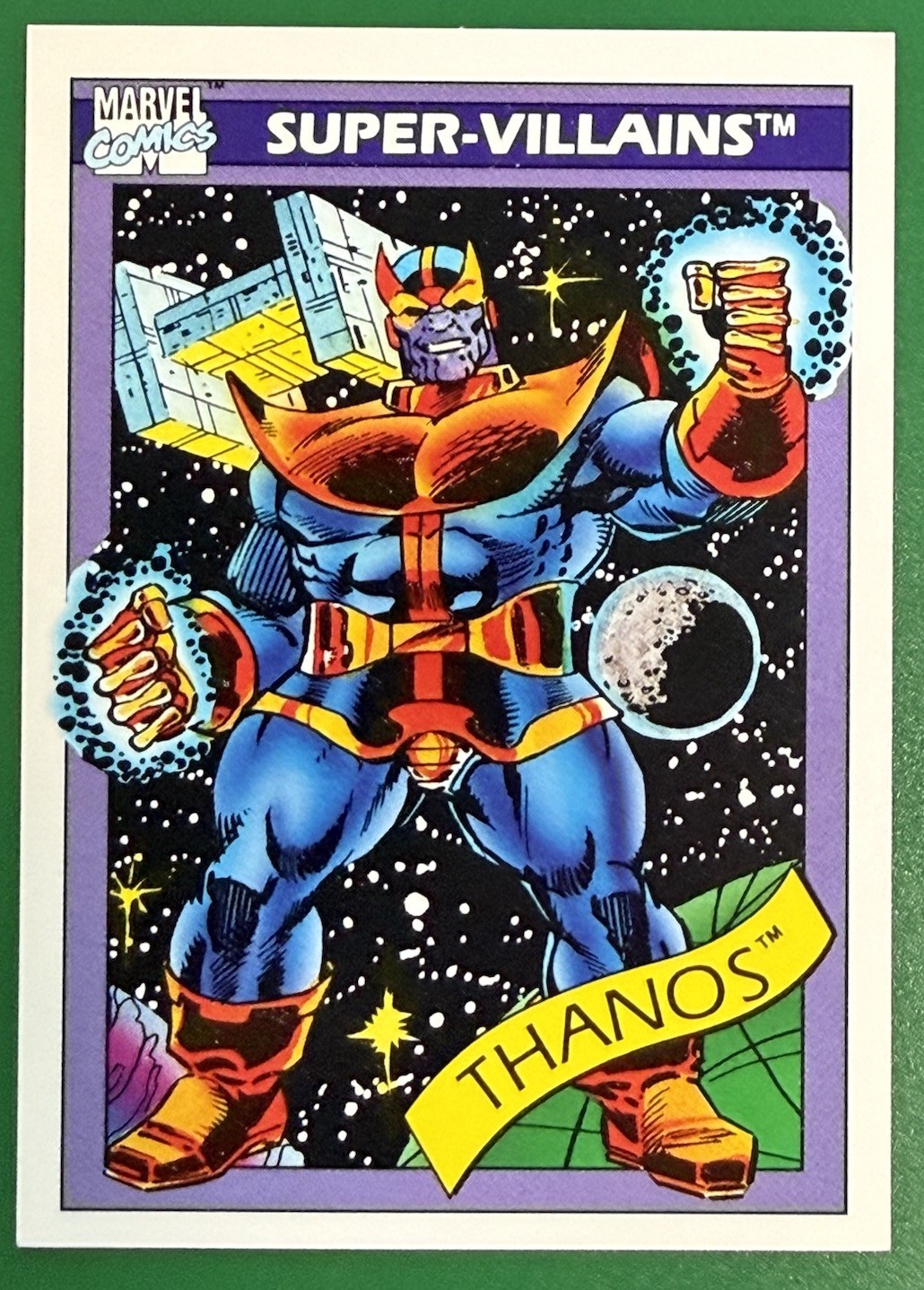 1990 Impel Marvel Universe Thanos Super Heroes 1990 Impel Marvel Universe Thanos Super Heroes