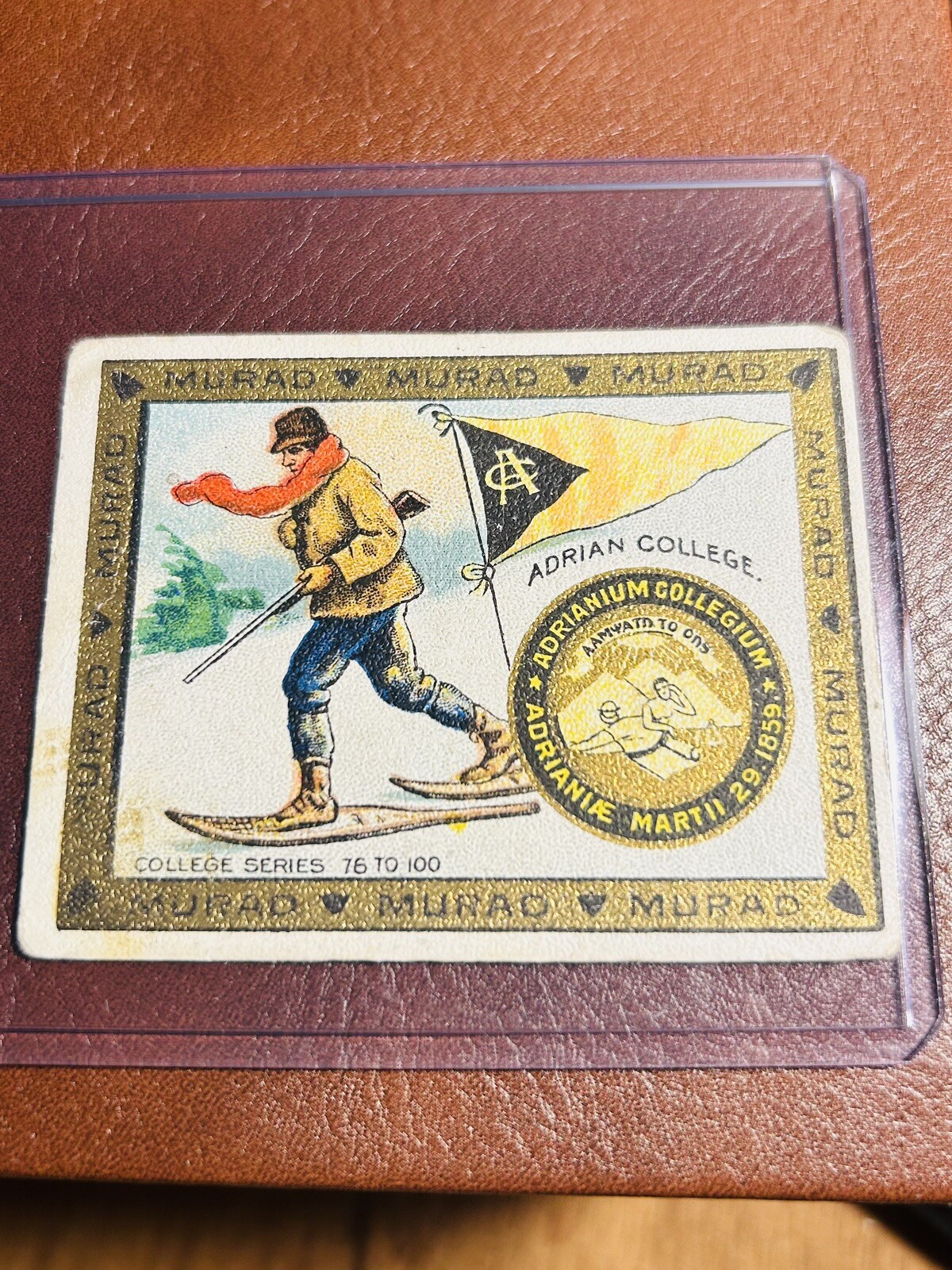 1910s T51 Murad Cigarettes - ADRIAN College Series - New To Market 1910s T51 Murad Cigarettes - ADRIAN College Series - New To Market