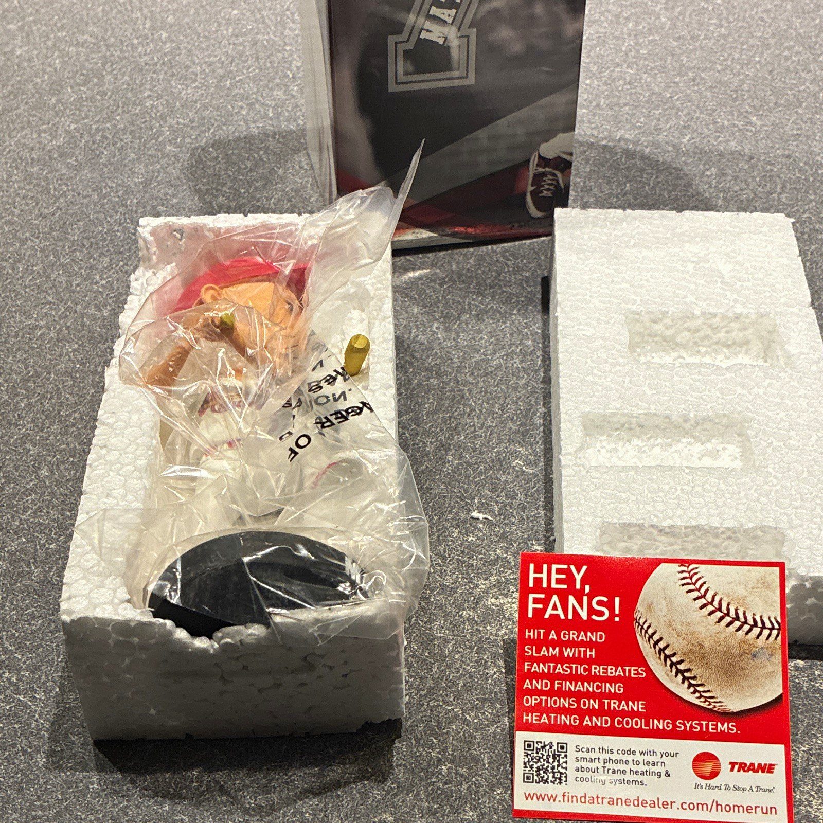 Trane Matt Holliday Baseball Bobblehead, Plastic, Red/White, Box Opened Trane Matt Holliday Baseball Bobblehead, Plastic, Red/White, Box Opened