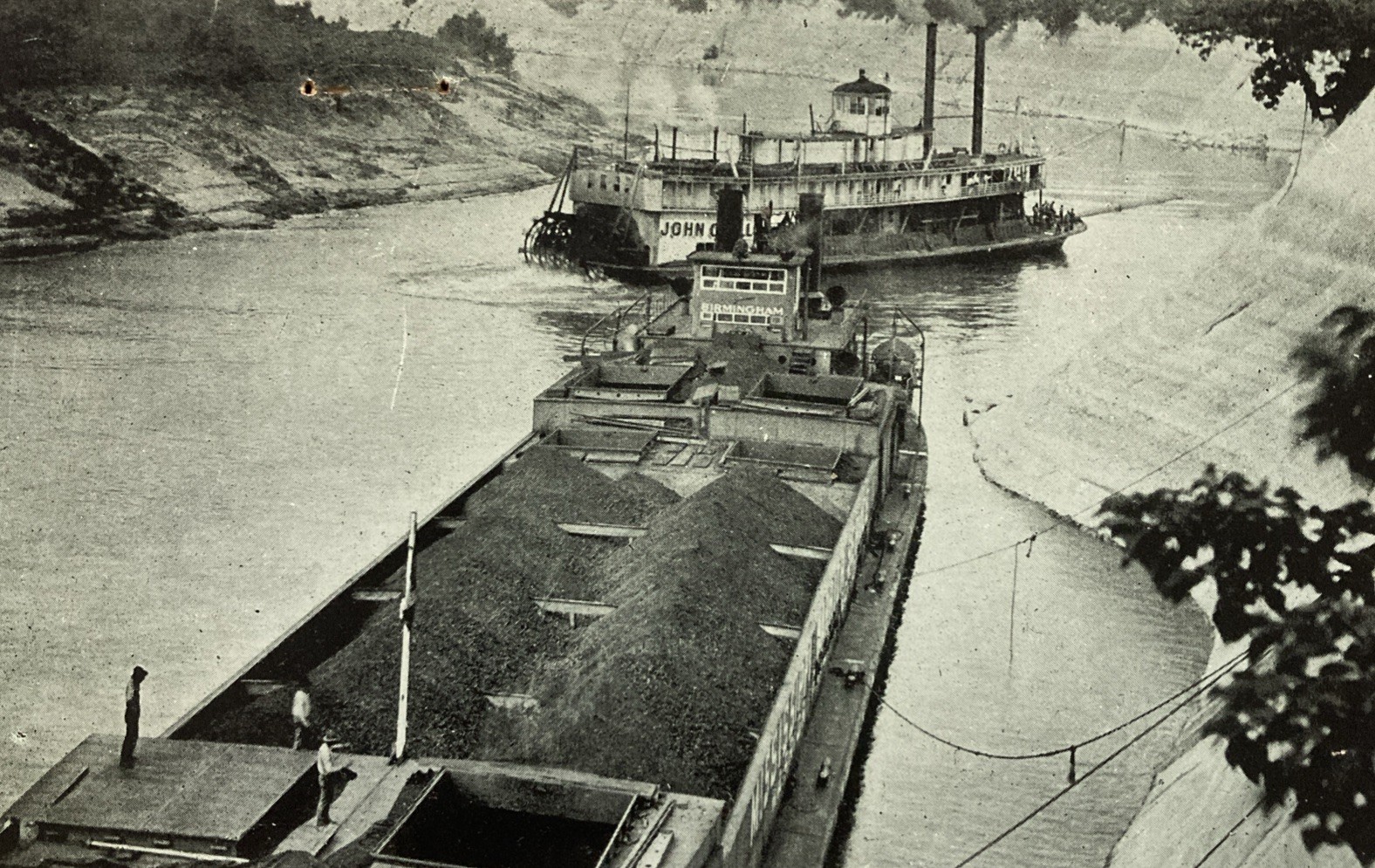 Alabama Demopolis John Quill Steamboat Postcard Boat Loading Cotton c1910 Alabama Demopolis John Quill Steamboat Postcard Boat Loading Cotton c1910