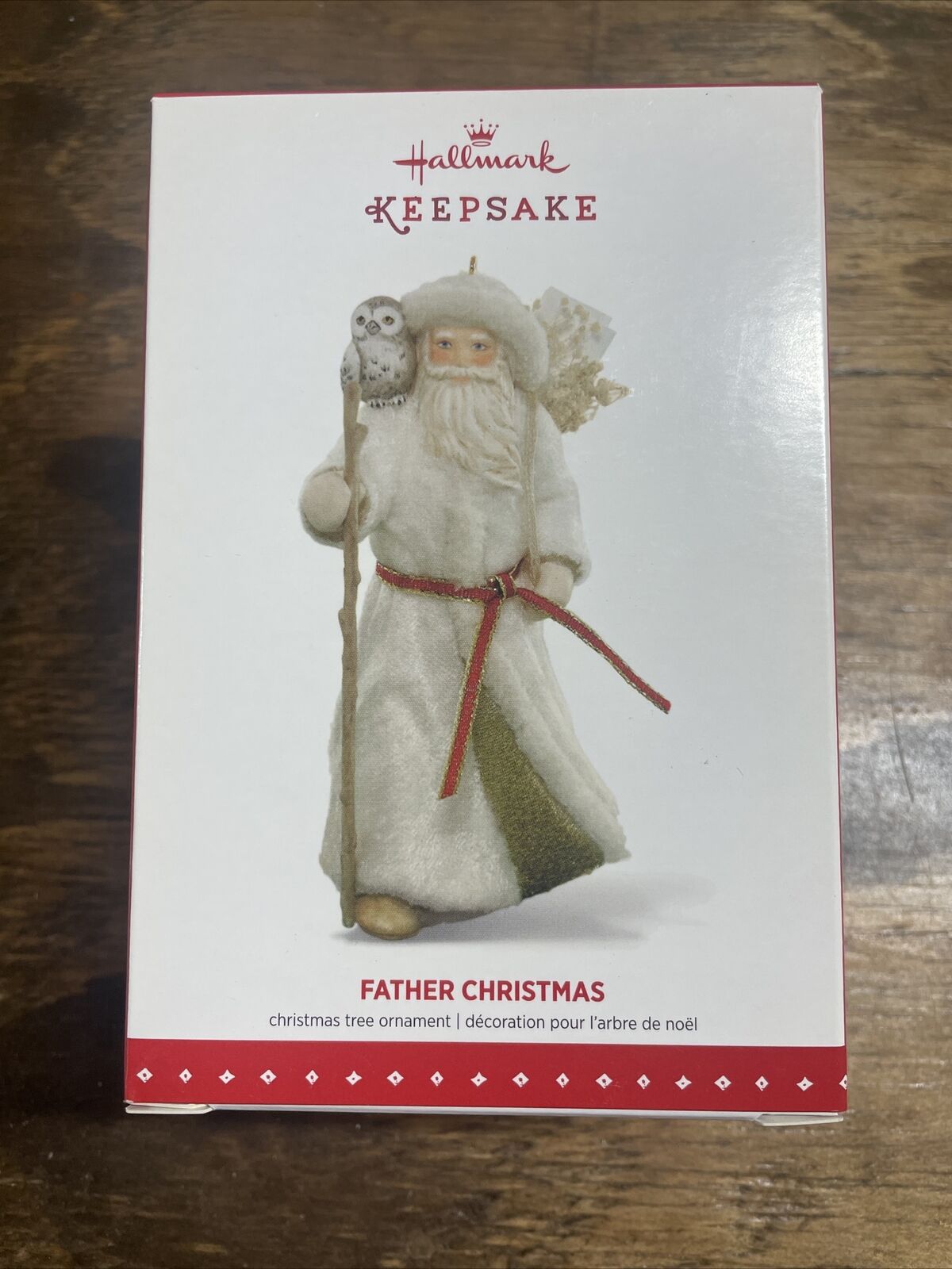 Collectible Father Christmas 2015 Hallmark Keepsake Ornament #12 In Series.- New