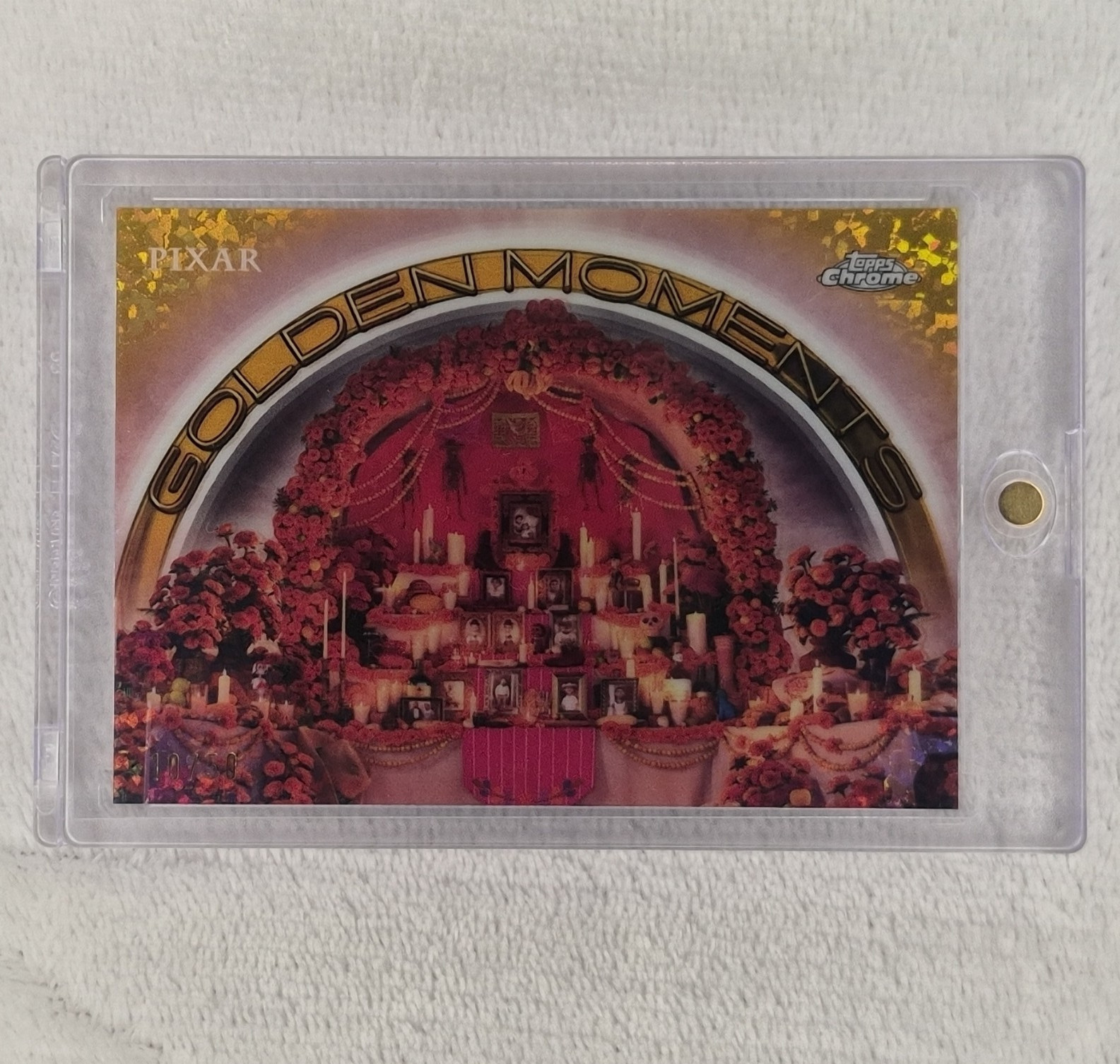 Topps Chrome 2022 Disney Pixar Coco Golden Moments The Ofrenda #CM-24 /50