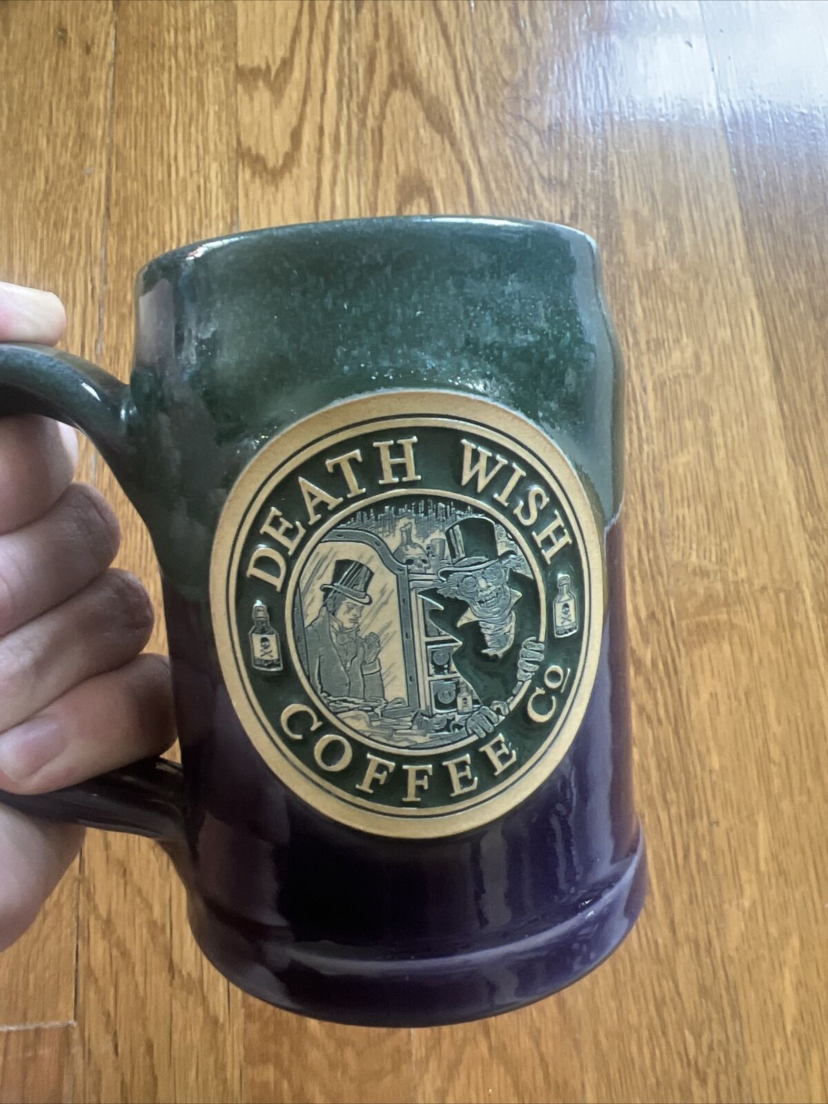 Death Wish Coffee Company Jekyll & Hyde Double Logo Mug, #27/4000 low number