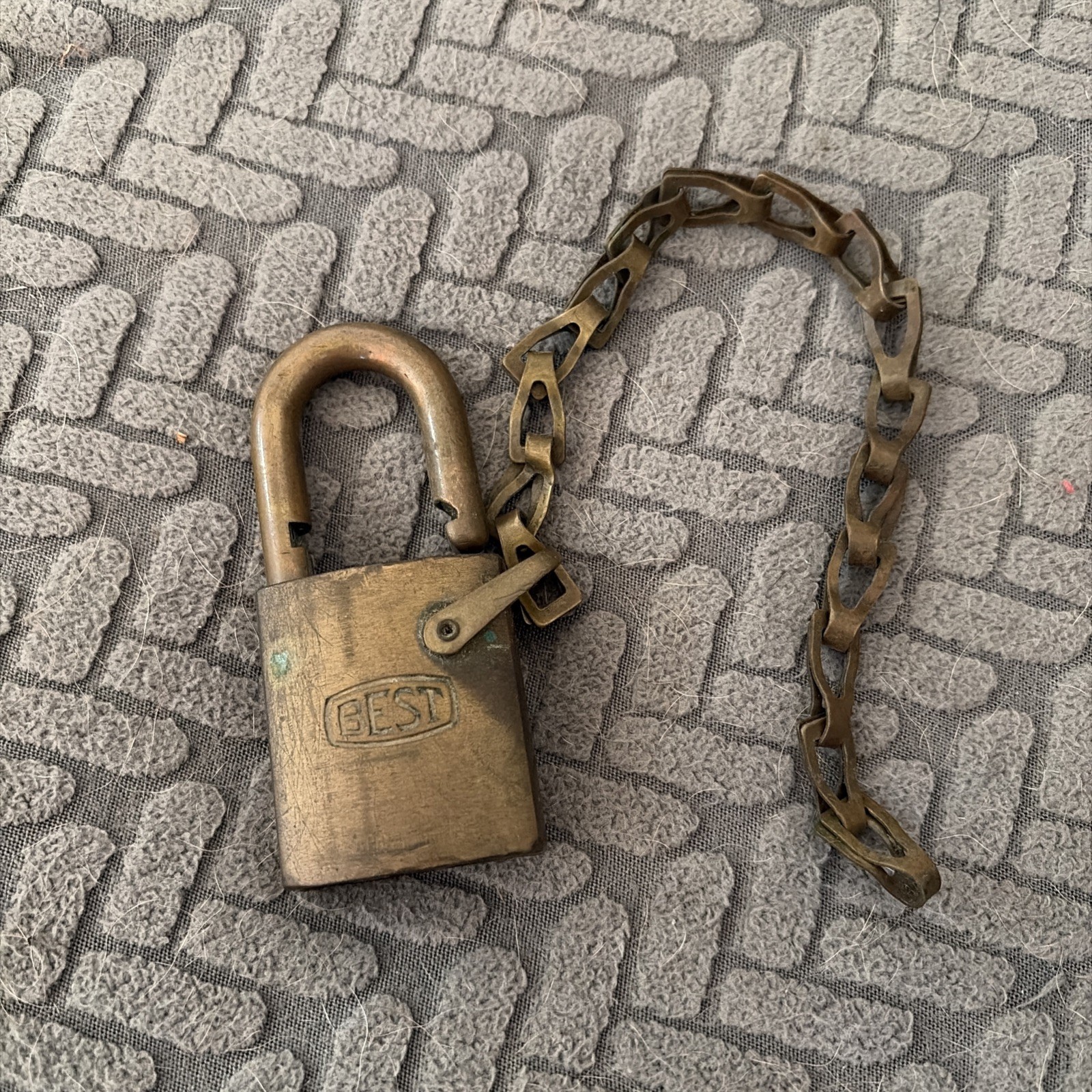 Vtg Best Lock Padlock No Key Vtg Best Lock Padlock No Key