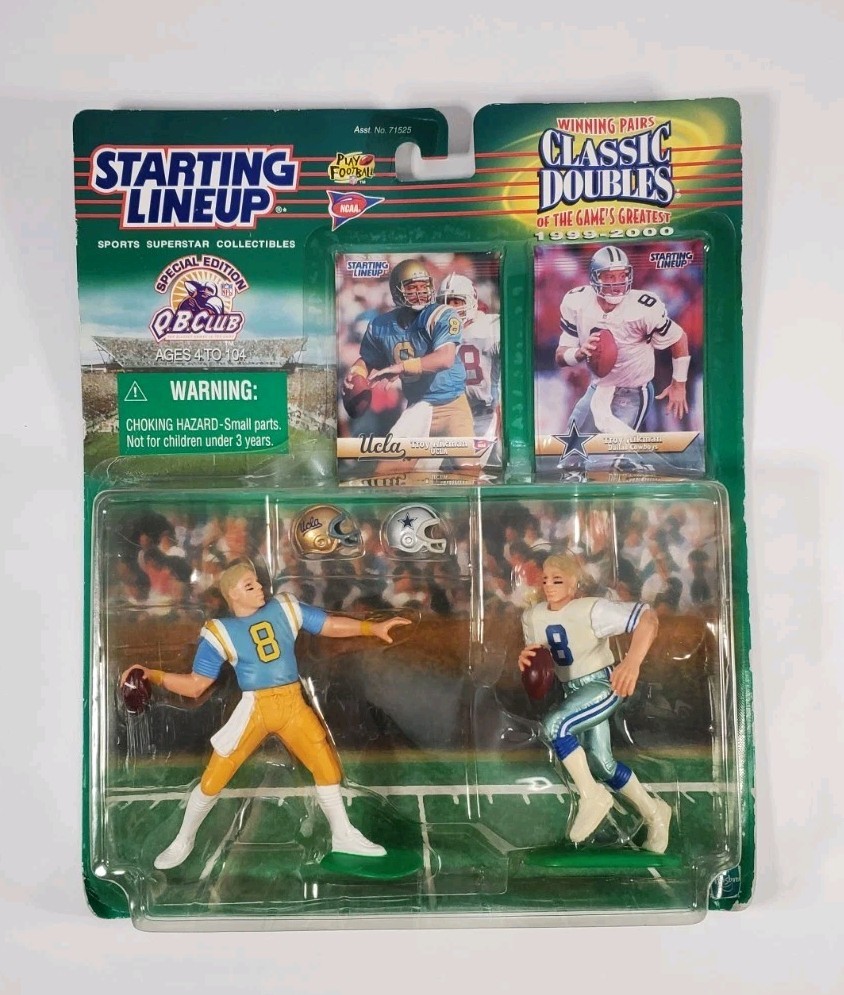 1999 Hasbro Starting Lineup Classic Doubles Troy Aikman HOF UCLA Cowboys Vintage 1999 Hasbro Starting Lineup Classic Doubles Troy Aikman HOF UCLA Cowboys Vintage