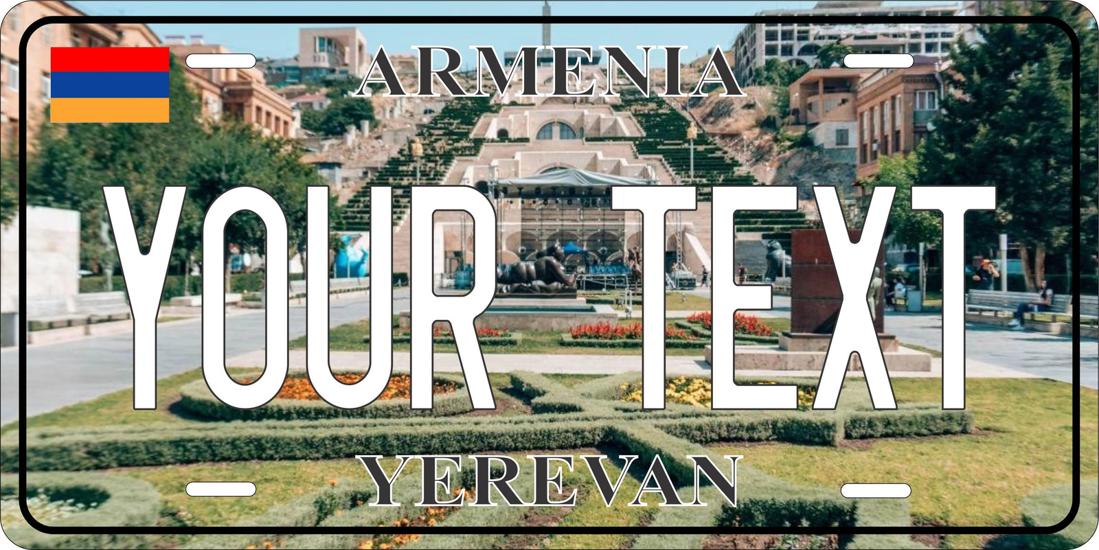 Yerevan Armenia City Novelty License Plate Custom Auto Bike Motorcycle Yerevan Armenia City Novelty License Plate Custom Auto Bike Motorcycle
