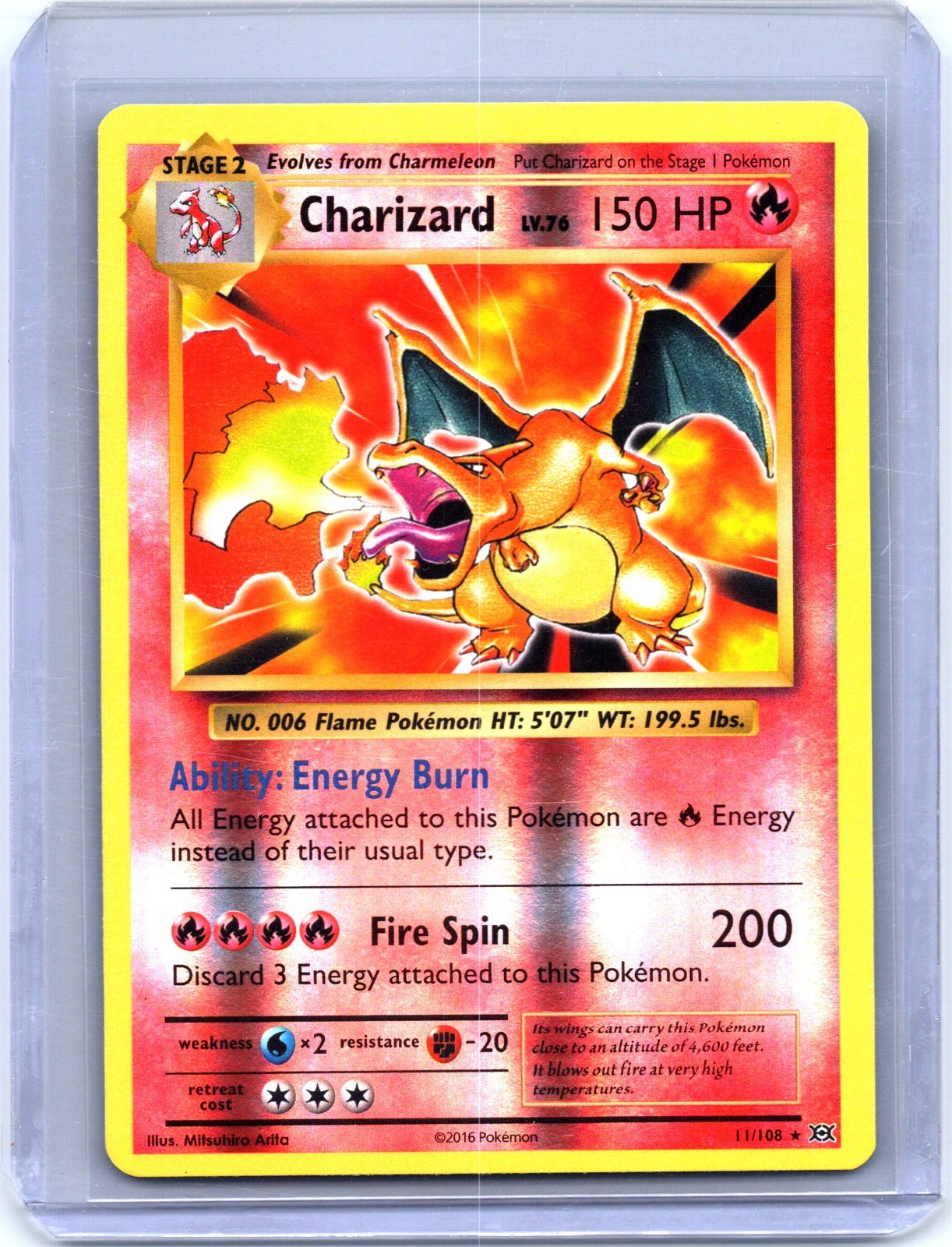 Charizard Rare Evolutions Reverse Holo 11/108 - Evolutions Charizard Rare Evolutions Reverse Holo 11/108 - Evolutions