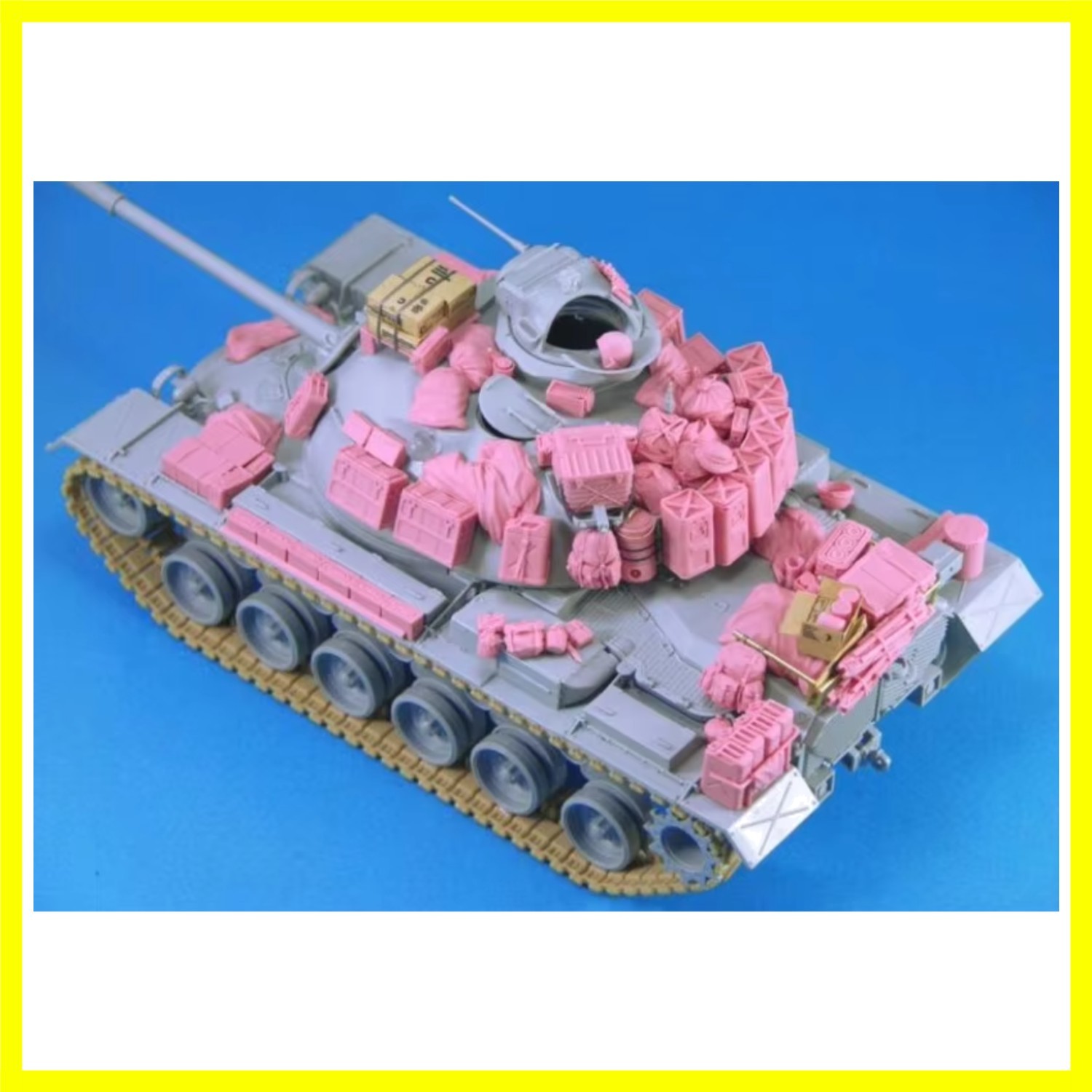 1/35 Scale Die-Cast Resin Model Assembled Kit Vietnam War US Army M48A3 Tank ... 1/35 Scale Die-Cast Resin Model Assembled Kit Vietnam War US Army M48A3 Tank ...