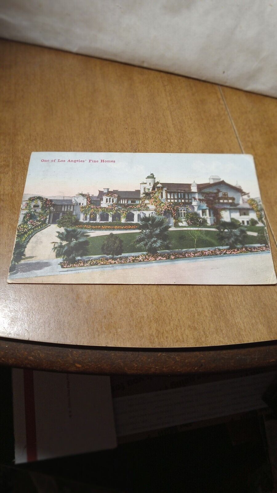 1900s Los Angeles CA California Postcard One Of Los Angeles Fine Homes Postcards