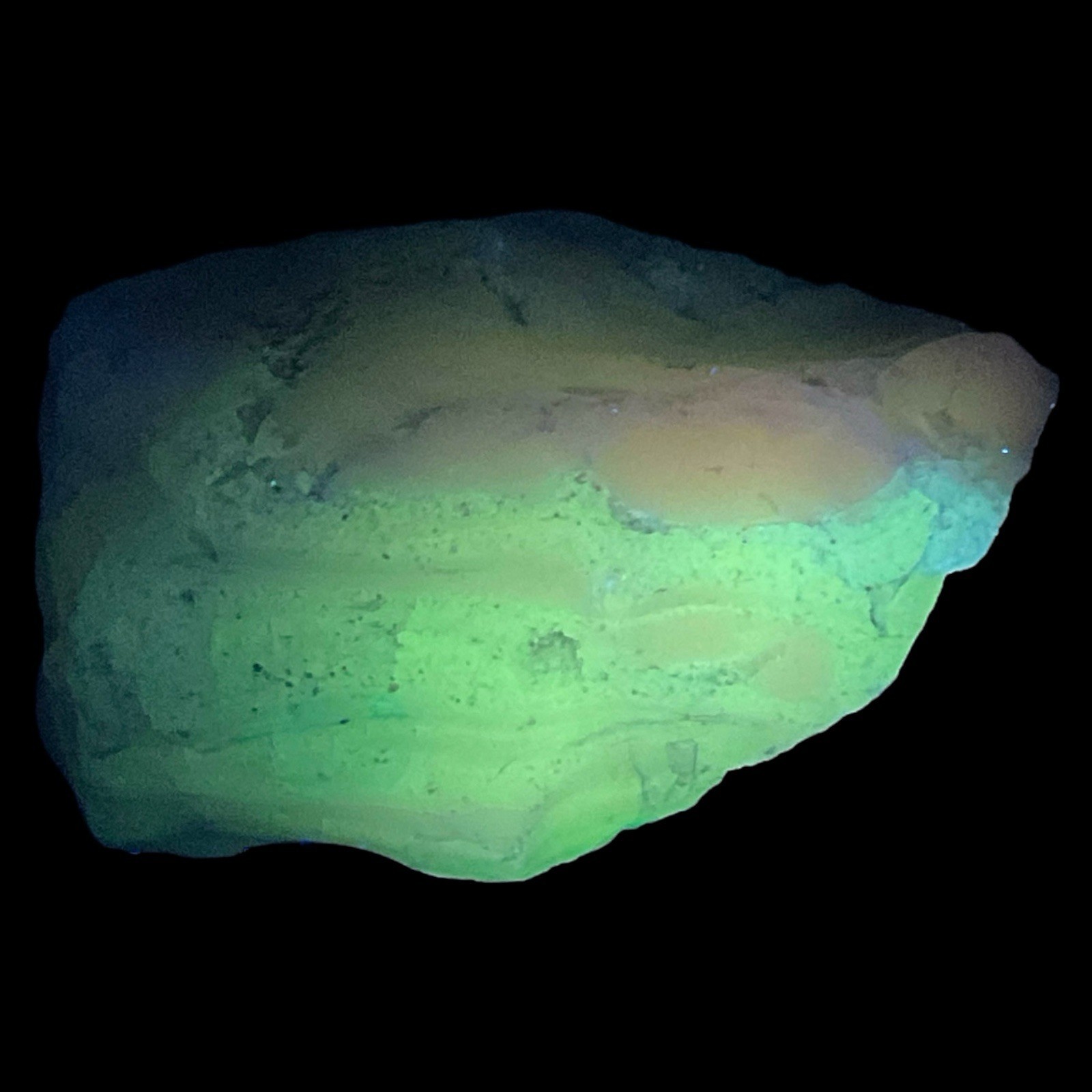 Opalescent MilkGlass Layered Art Glass Cullet Glowing Manganese Slag #5GX80 Opalescent MilkGlass Layered Art Glass Cullet Glowing Manganese Slag #5GX80