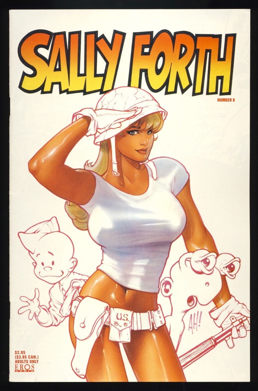 SALLY FORTH #8 1995 ADAM HUGHES Cover WALLY WOOD Story / Art FANTAGRAPHICS SALLY FORTH #8 1995 ADAM HUGHES Cover WALLY WOOD Story / Art FANTAGRAPHICS