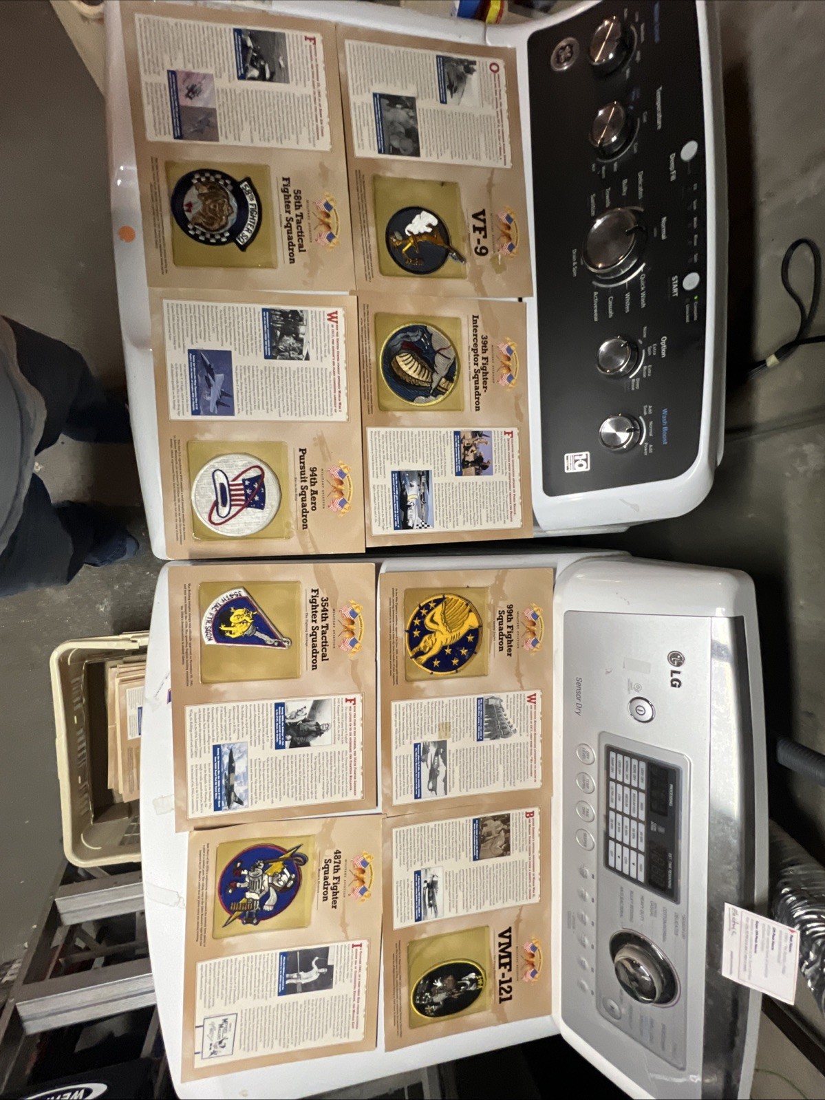 US AIR FORCE Badges of Honor Fighter Squadron Complete 8 Patch/History Card Set US AIR FORCE Badges of Honor Fighter Squadron Complete 8 Patch/History Card Set