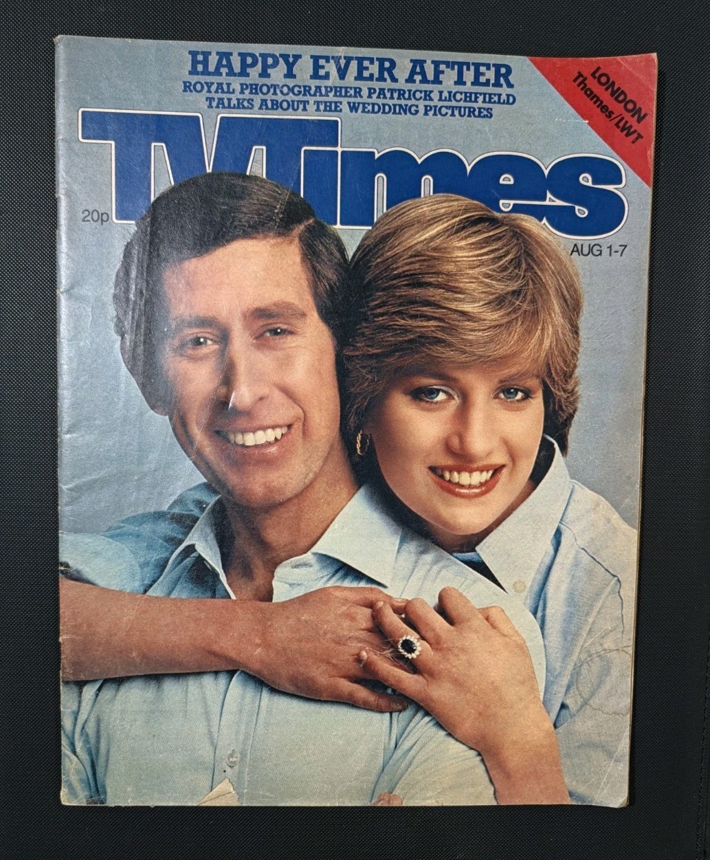 1981 TV Times Magazine Prince Charles Princess Diana Royal Wedding Vintage UK