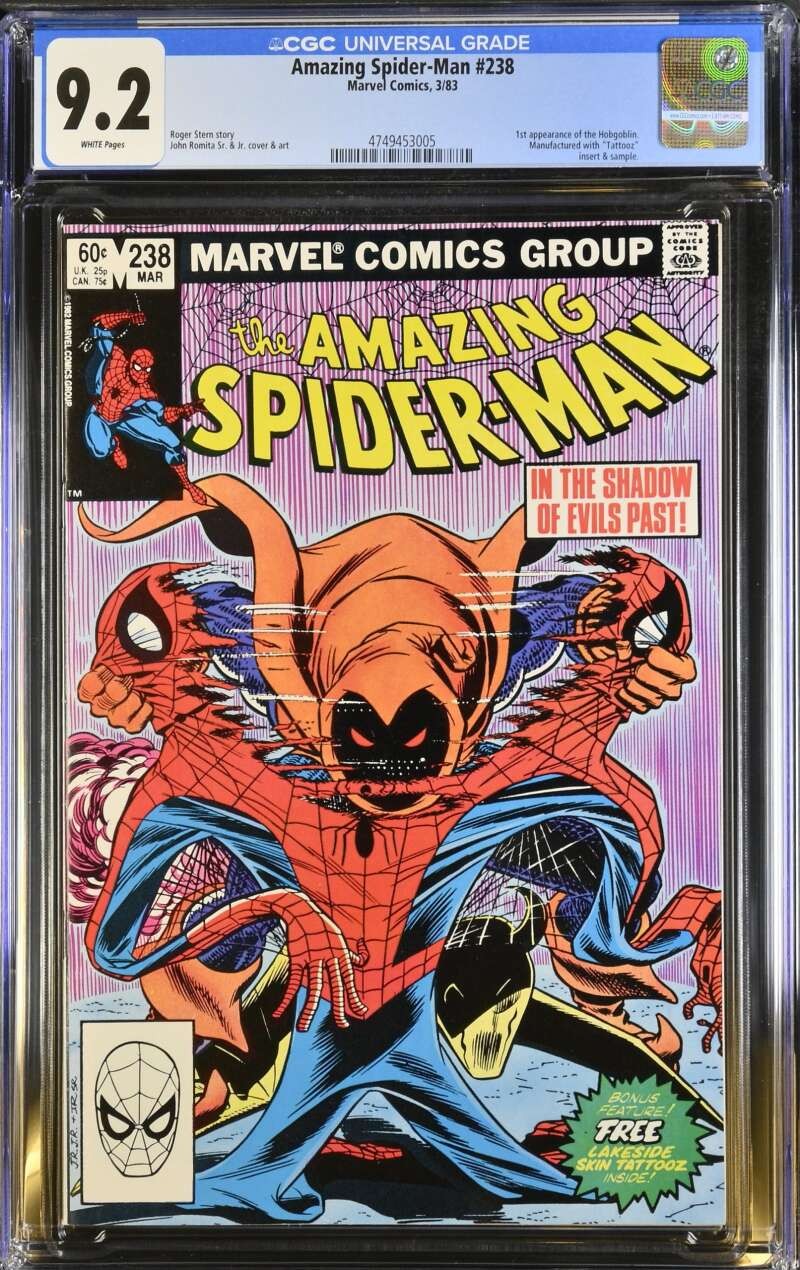 Amazing Spider-Man #238 CGC 9.2 1983 1st appearance of the Hobgoblin