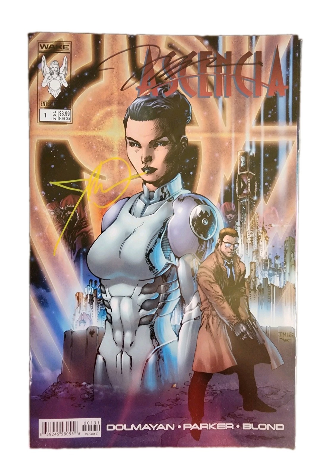 Ascencia #1 (Wake, 2021) Signed by Jim Lee and John Dolmayan Ascencia #1 (Wake, 2021) Signed by Jim Lee and John Dolmayan