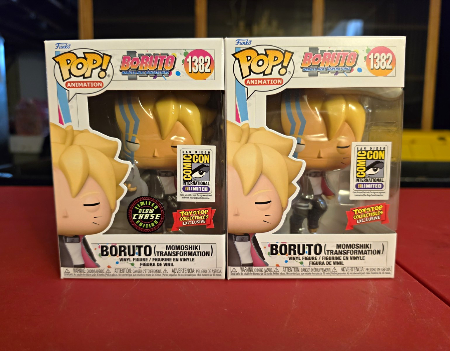 Funko Pop Animation Boruto #1382 Vinyl Figure SDCC Exclusive Chase LE *Bundle* Funko Pop Animation Boruto #1382 Vinyl Figure SDCC Exclusive Chase LE *Bundle*