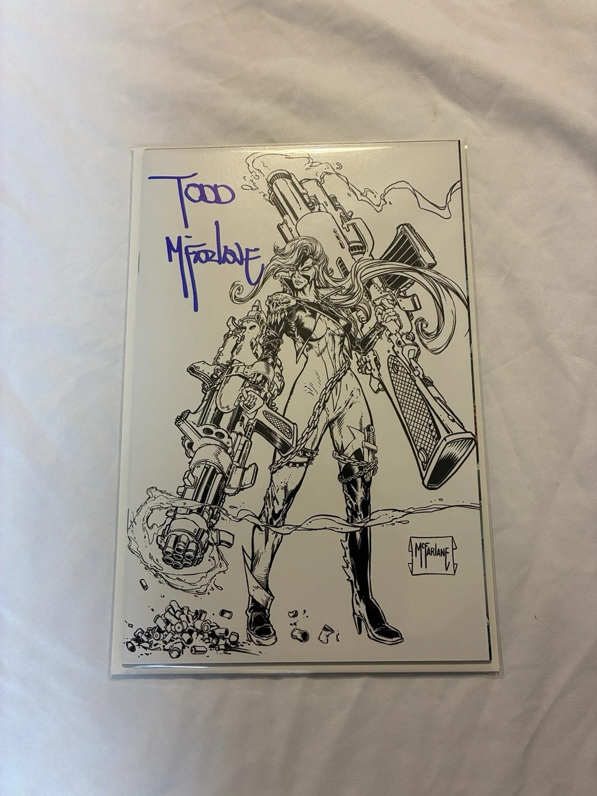 The Scorched 50 1:250 Signed Todd McFarlane B&W Variant Spawn Comic New The Scorched 50 1:250 Signed Todd McFarlane B&W Variant Spawn Comic New