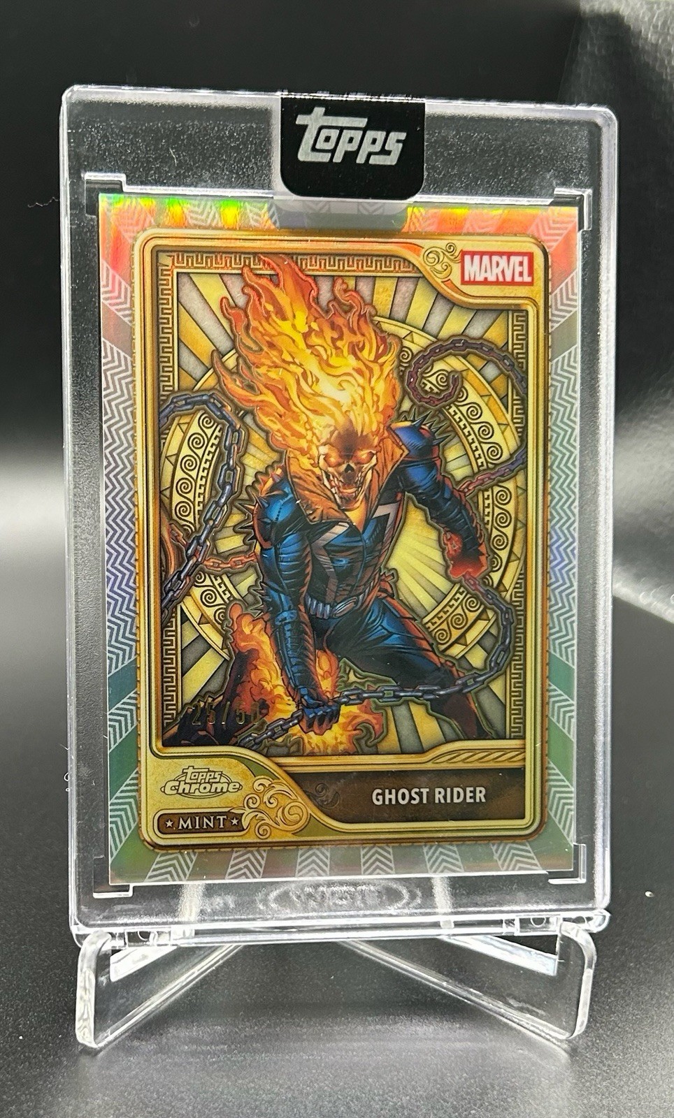 2026 Topps Marvel Mint - Gold Tier - #99 GHOST RIDER /50 Encased 2026 Topps Marvel Mint - Gold Tier - #99 GHOST RIDER /50 Encased