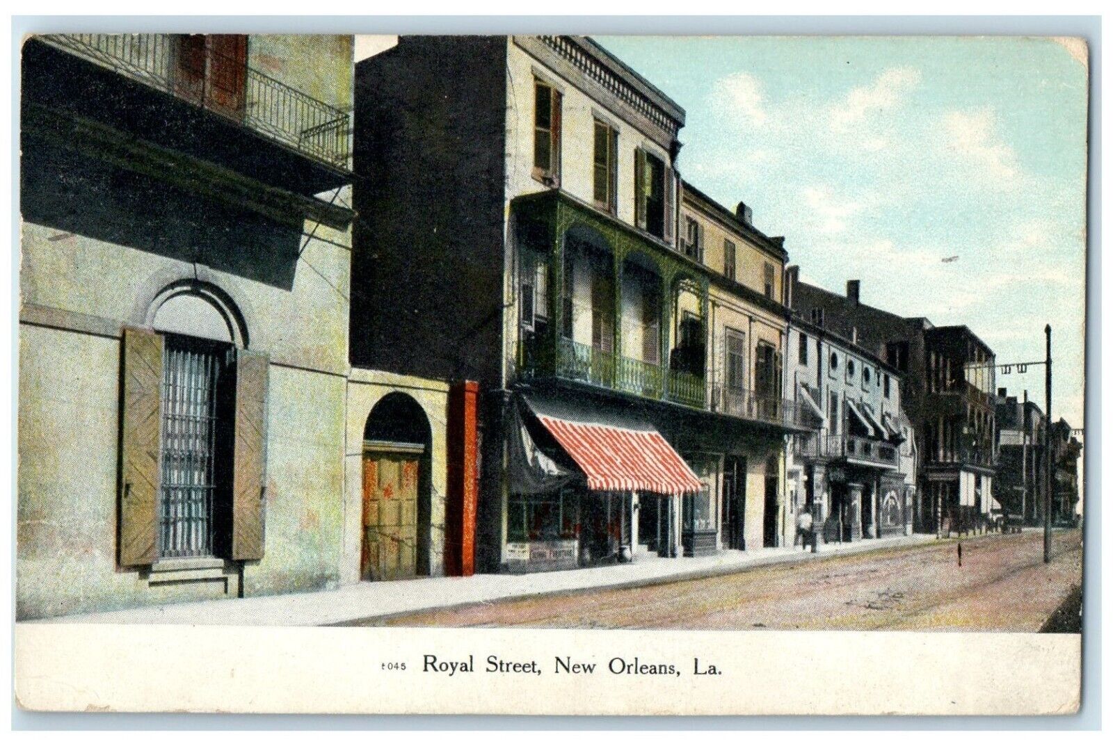 1910 Royal Street Creole Days St. Louis Hotel New Orleans Louisiana LA Postcard