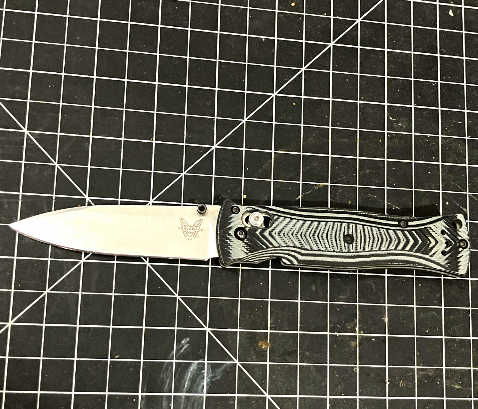 Benchmade 531 Mel Pardue Axis lock 154CM Stainless Plain Drop Point G10 Benchmade 531 Mel Pardue Axis lock 154CM Stainless Plain Drop Point G10