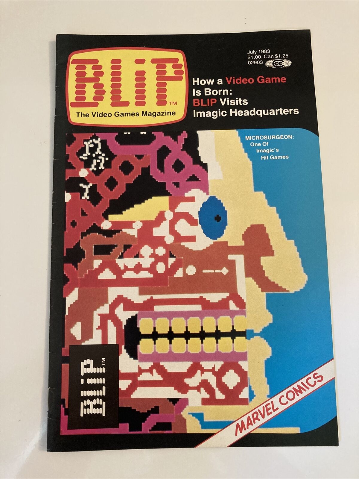 BLIP THE VIDEO GAME MAGAZINE 6 Marvel June 1983