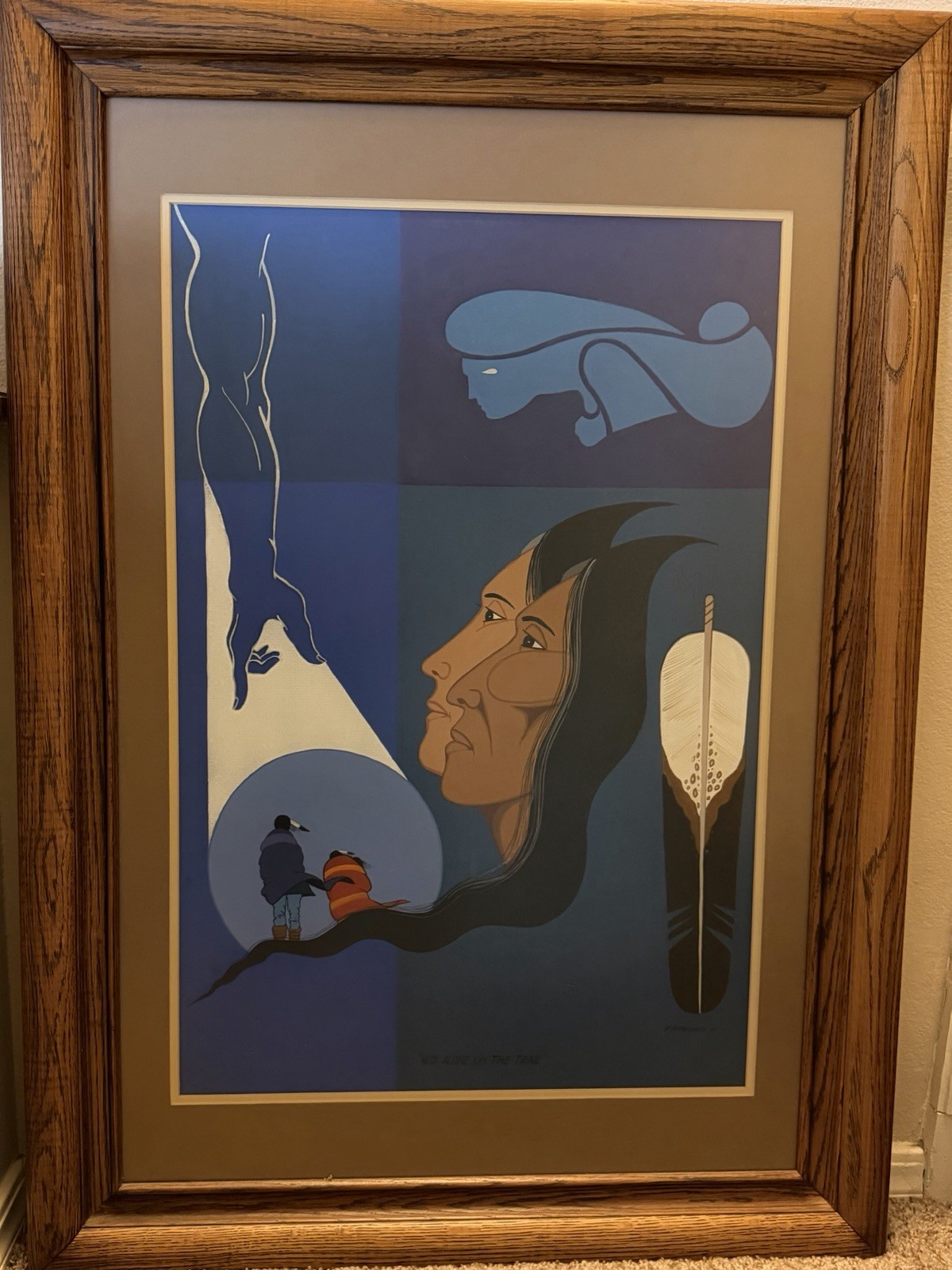  Ken Woodward Original Art Vintage