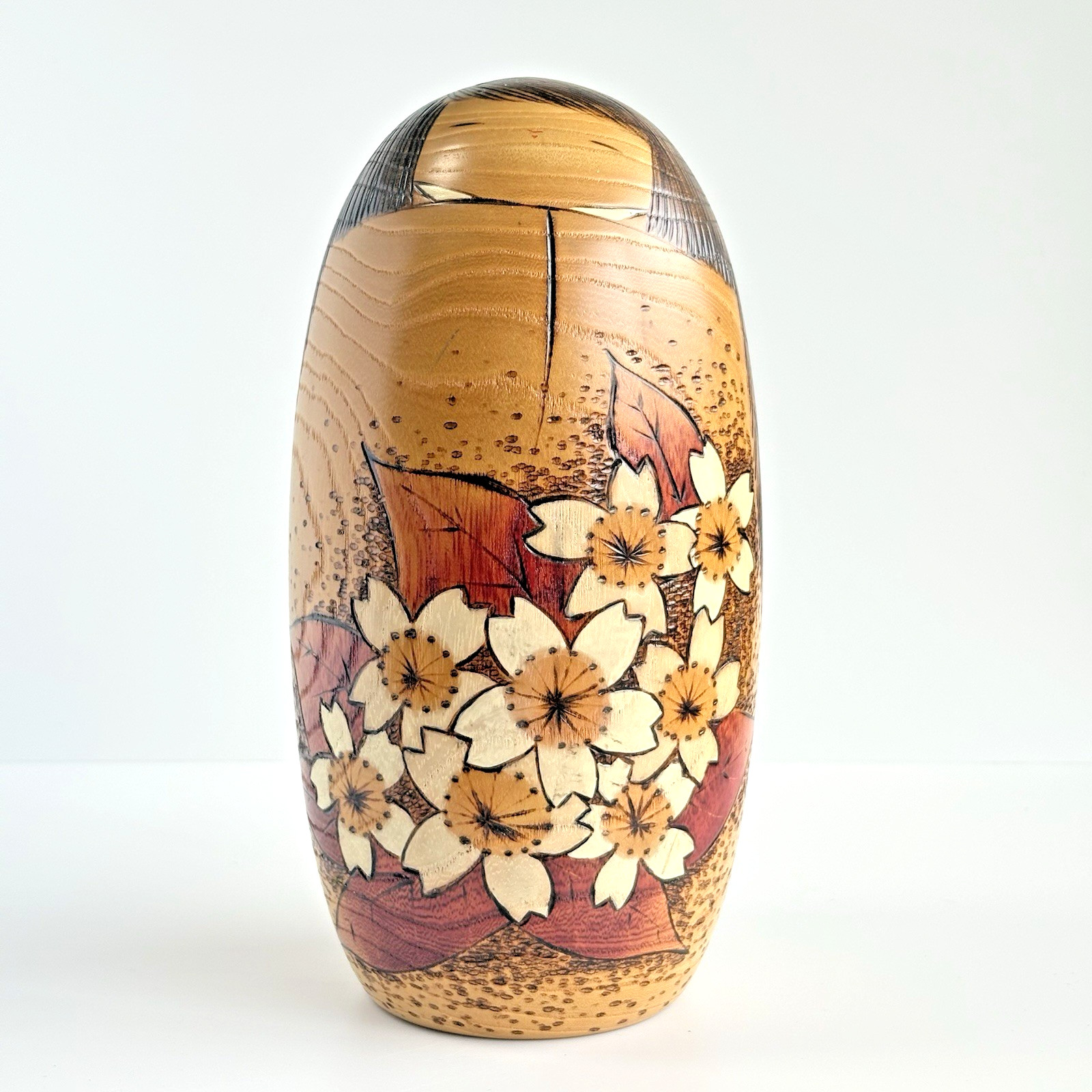Vintage Usaburo 1993 Sosaku Kokeshi Doll 7.48\