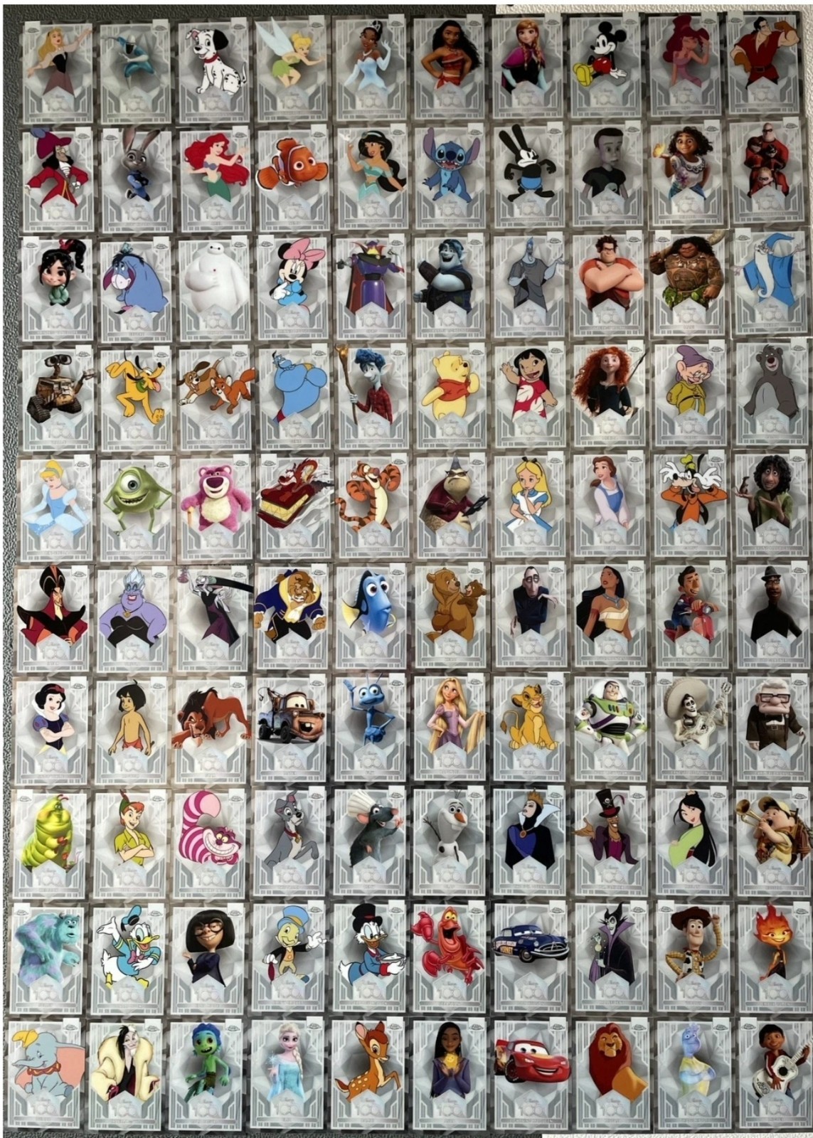 Mickey Mouse 2023 Topps Chrome Disney 100 years Complete 1-100plus 3 insert sets Mickey Mouse 2023 Topps Chrome Disney 100 years Complete 1-100plus 3 insert sets