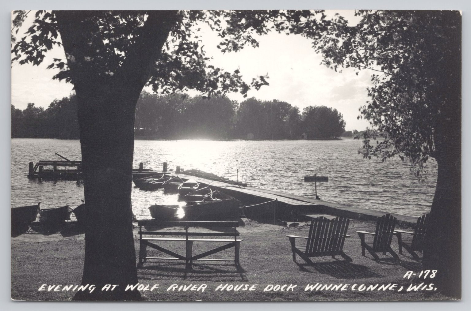 RPPC Evening at Wolf River House Dock Winneconne Wisconsin L. Cook Co.
