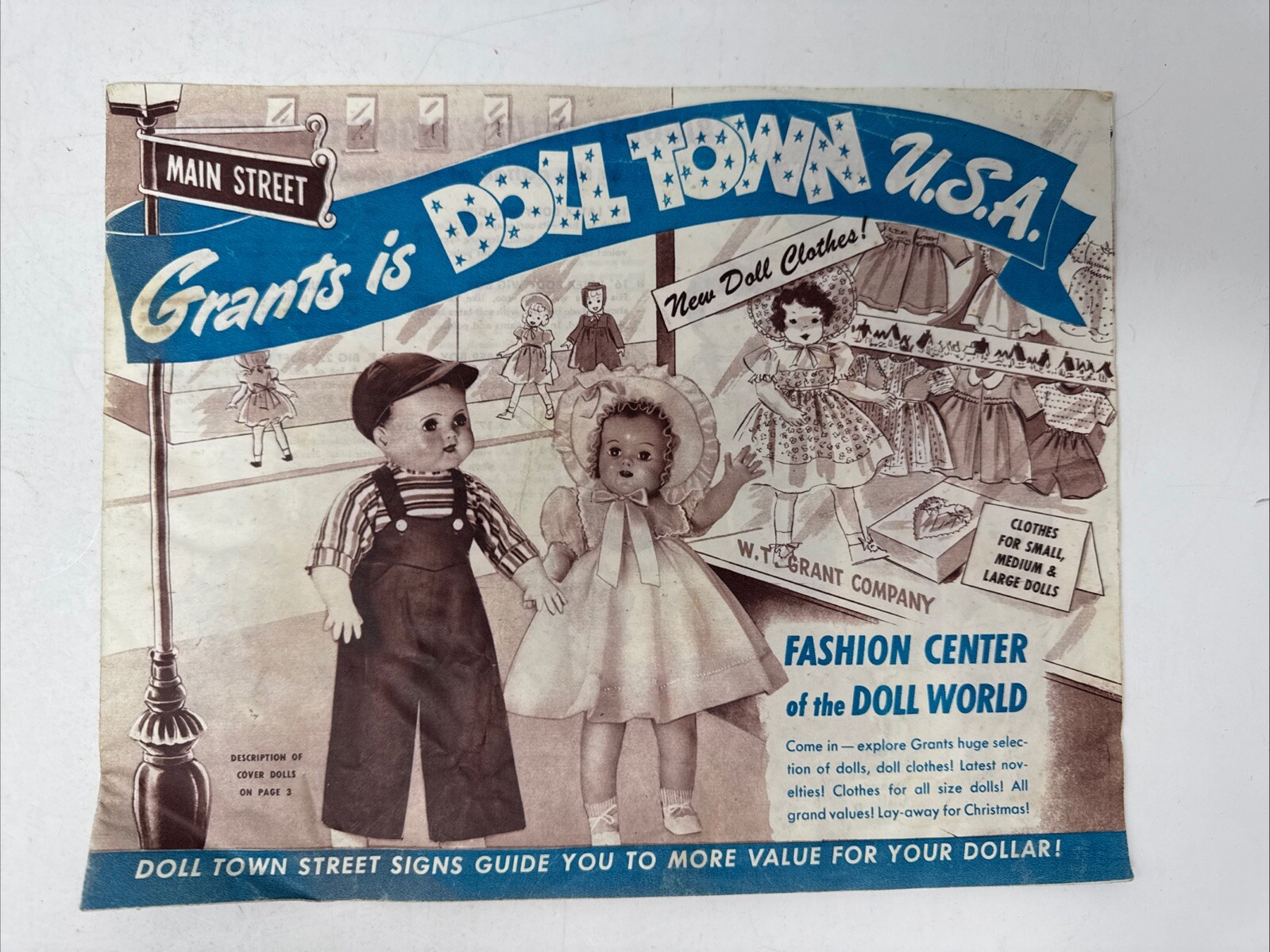 Vintage W. T. Grant Co. Grants Doll Town USA Catalog Advertising Vintage W. T. Grant Co. Grants Doll Town USA Catalog Advertising
