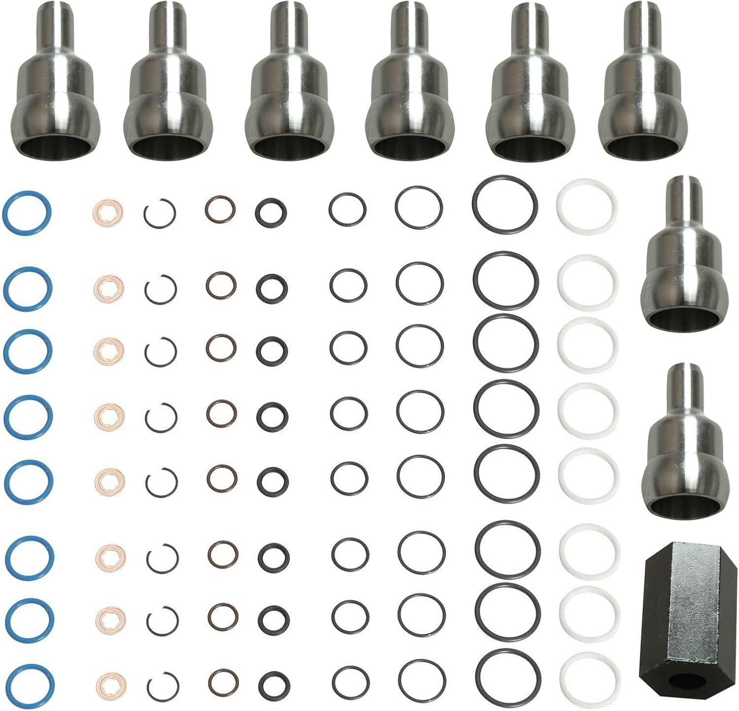 2003-2010 Ford 6.0L Injector Seal Kits - 8 Essential Pieces for Leak Repairs 2003-2010 Ford 6.0L Injector Seal Kits - 8 Essential Pieces for Leak Repairs