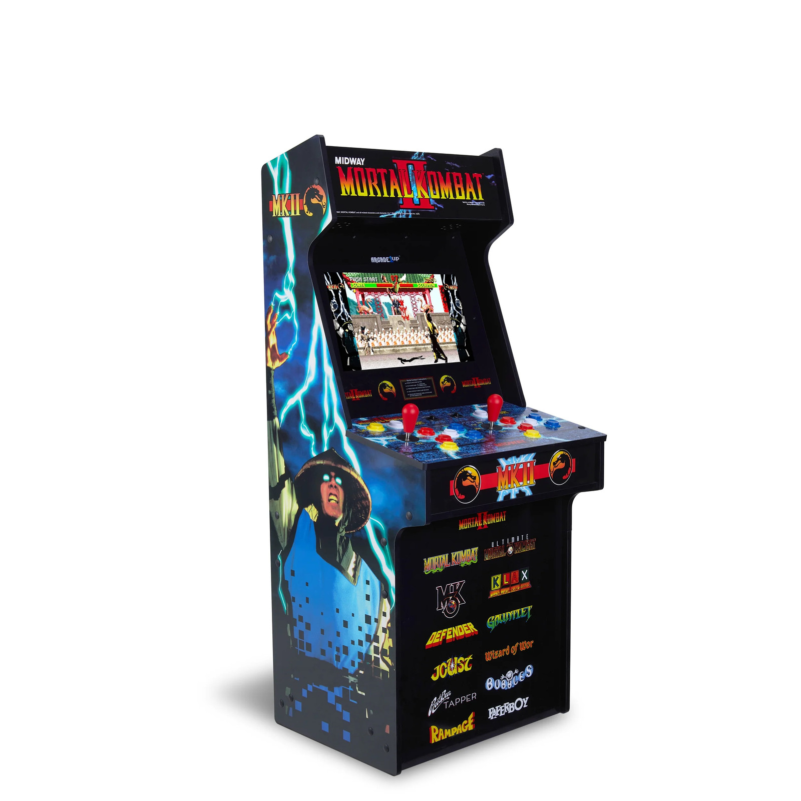 Arcade1Up Mortal Kombat II Classic SE Arcade Machine – 4 - Foot Cabinet, 13 Clas