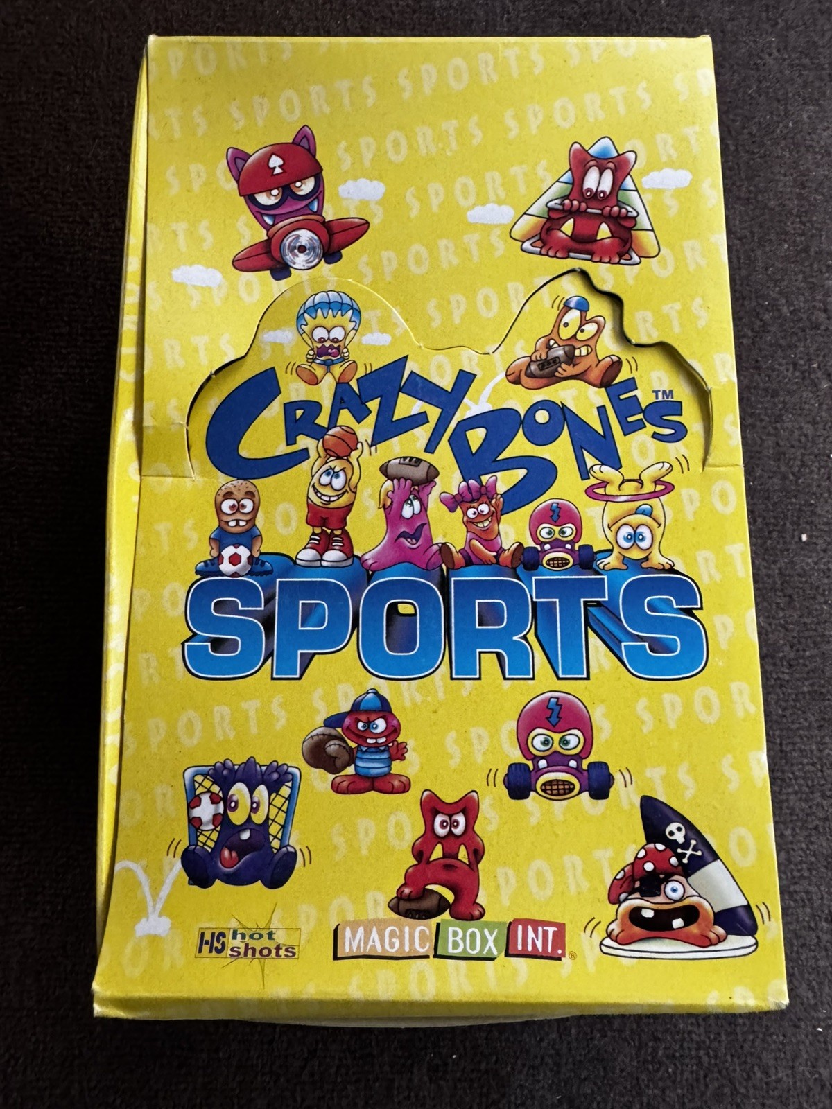 New Crazy Bones - Sports - Rare Complete In Immaculate Display Box - 36 Packs New Crazy Bones - Sports - Rare Complete In Immaculate Display Box - 36 Packs
