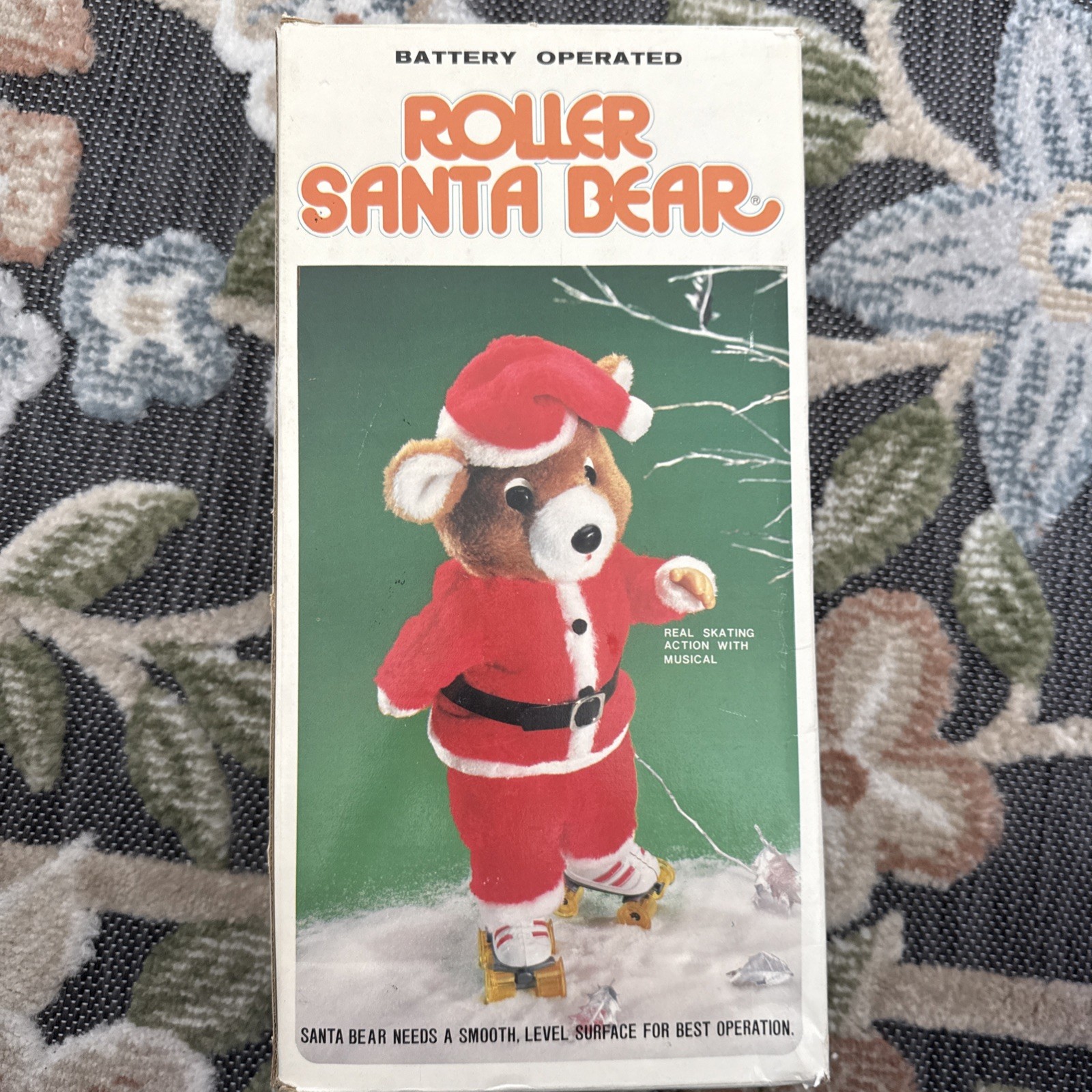 Animated Roller Skating Musical Santa Bear Vintage 1985 Christmas Toy-New In Box Animated Roller Skating Musical Santa Bear Vintage 1985 Christmas Toy-New In Box