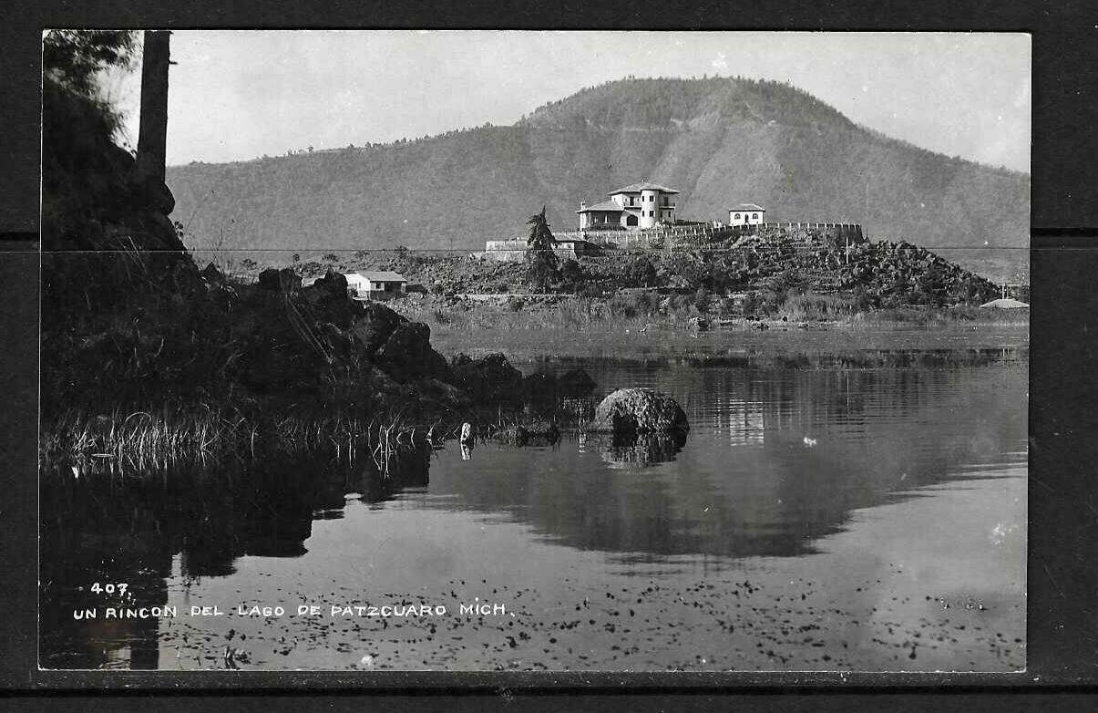Mexico / Patzcuaro Lake View, Michoacan . Vintage RPPC Mexico / Patzcuaro Lake View, Michoacan . Vintage RPPC