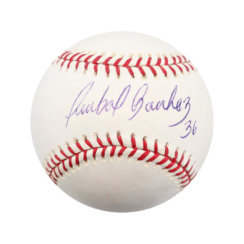 Anibal Sanchez Marlins Tigers Nationals Autographed Signed OMLB Baseball MAB COA