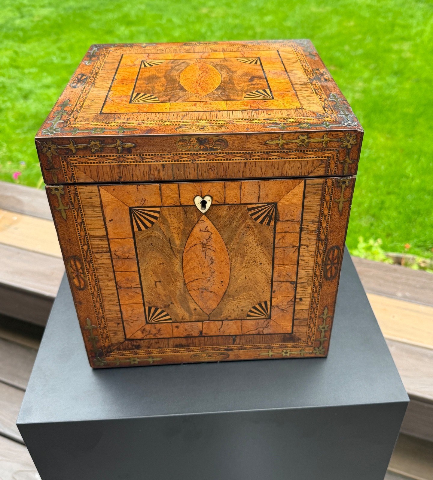 ANTIQUE 18th CENTURY ENGLISH GEORGIAN BOX***AAFA***EARLY AMERICAN **PRIMITIVE** ANTIQUE 18th CENTURY ENGLISH GEORGIAN BOX***AAFA***EARLY AMERICAN **PRIMITIVE**
