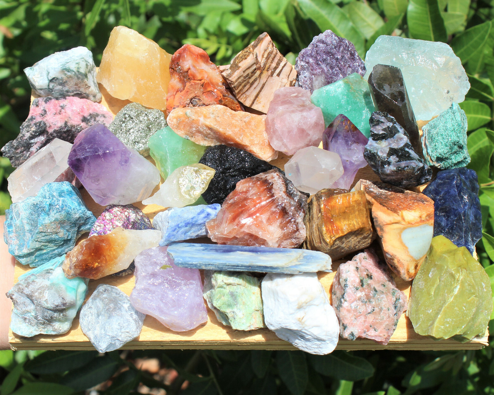 10 lb Crafters Collection Mixed Stones - Natural Raw Crystal Assortment Bulk Lot 10 lb Crafters Collection Mixed Stones - Natural Raw Crystal Assortment Bulk Lot