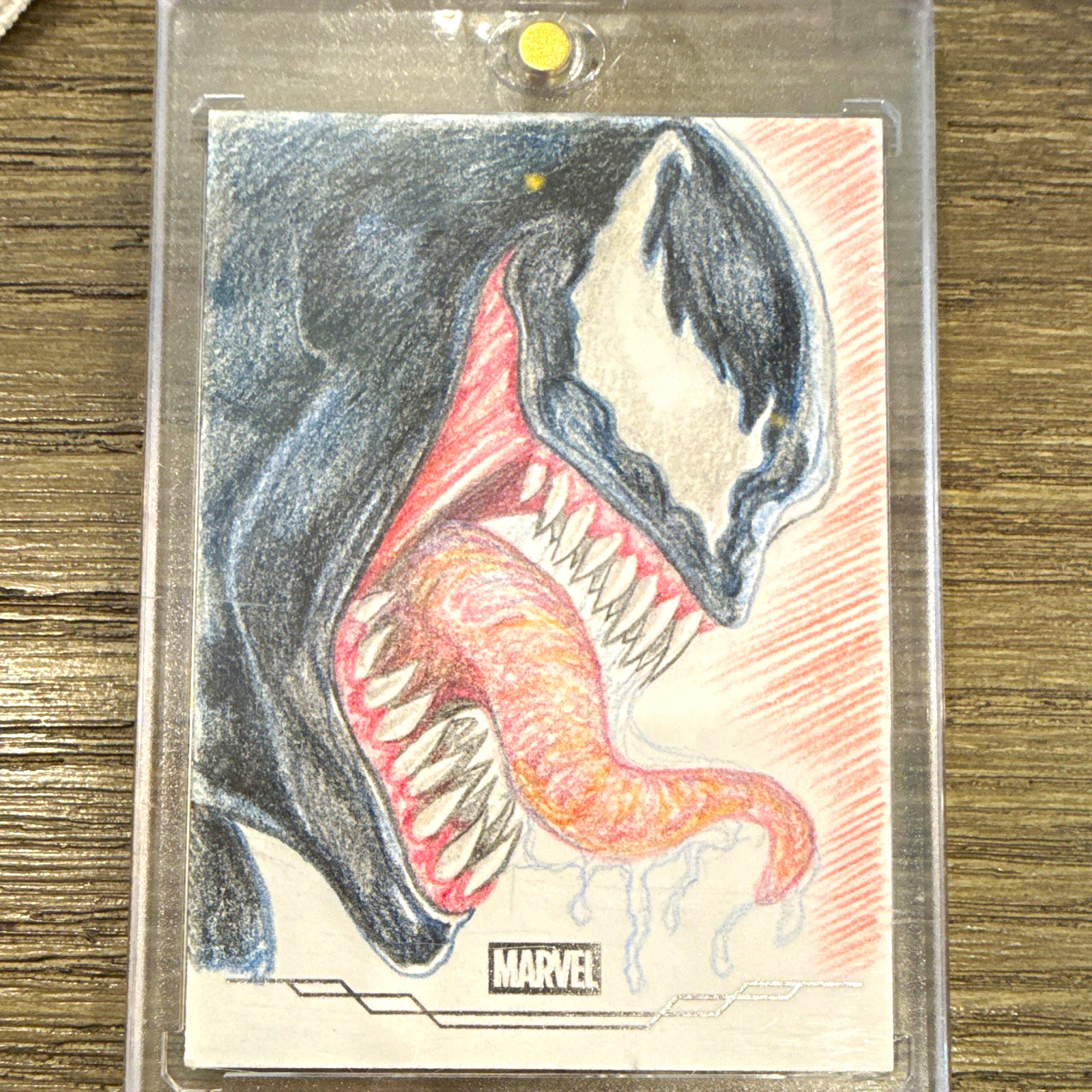 Topps 2026 Marvel Venom Sketch Card Autographed Robert Blanqas 1/1 Topps 2026 Marvel Venom Sketch Card Autographed Robert Blanqas 1/1