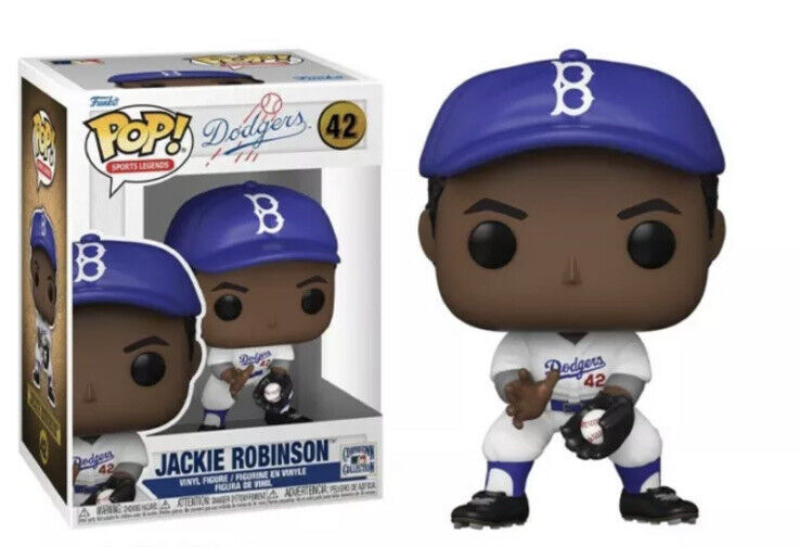 Funko Pop Sports Legends Brooklyn Dodgers Jackie Robinson #59418 ￼with Protector