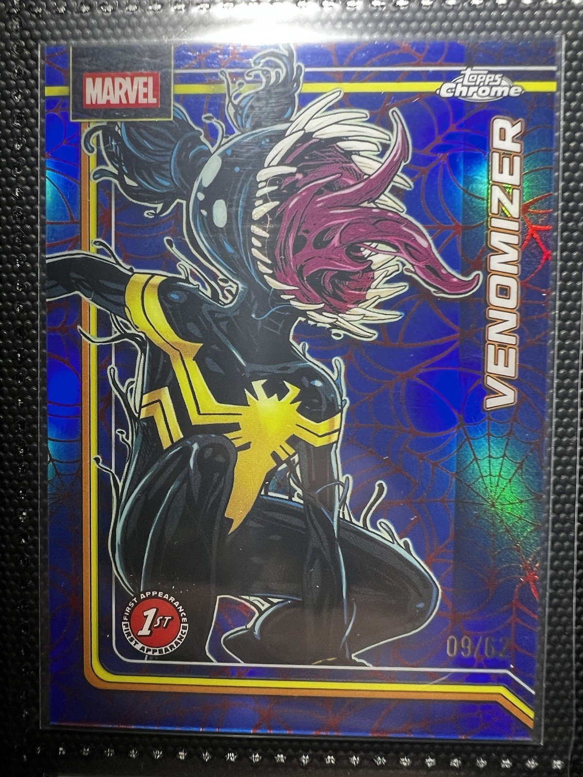 2025 Topps Chrome Marvel Serial Numbered 09/62 Venomizer #188 Katie Power 2025 Topps Chrome Marvel Serial Numbered 09/62 Venomizer #188 Katie Power