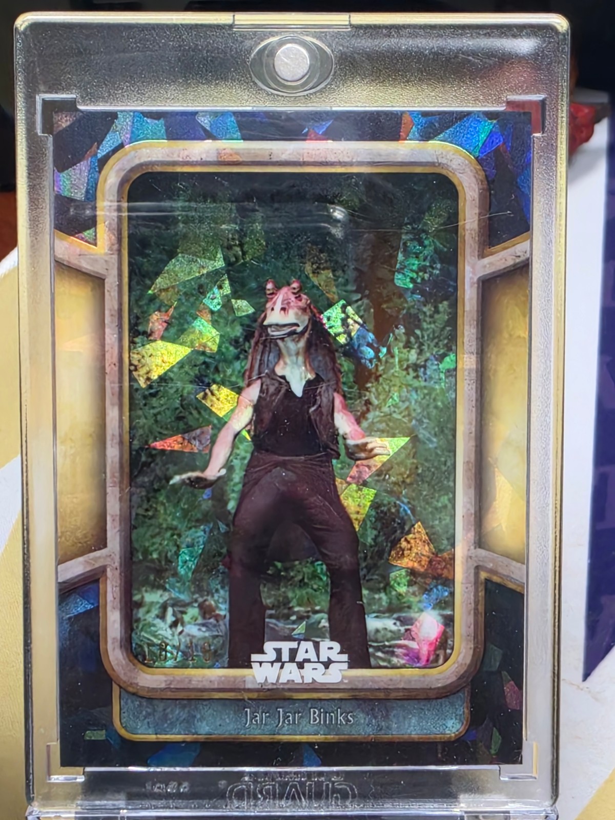 2024 Topps Chrome Sapphire Star Wars Jar Jar Binks #14 Black Refractor 10/10 2024 Topps Chrome Sapphire Star Wars Jar Jar Binks #14 Black Refractor 10/10