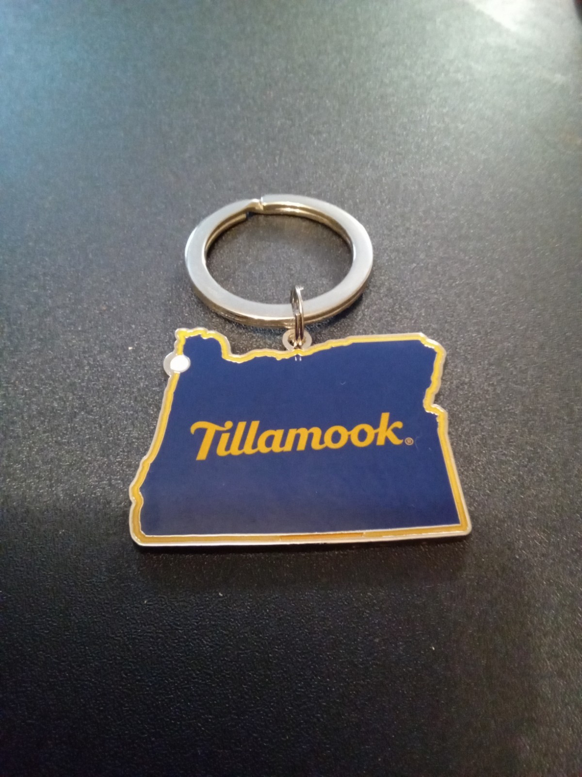 Vintage Tillamook Oregon Collectible Keychain 