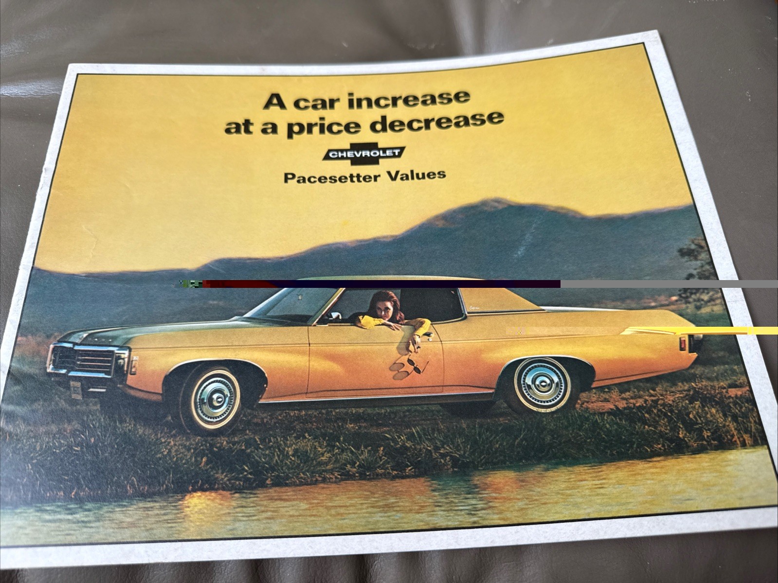 1969 Chevrolet Pacesetter Values Full Line Vehicle Brochure 1969 Chevrolet Pacesetter Values Full Line Vehicle Brochure