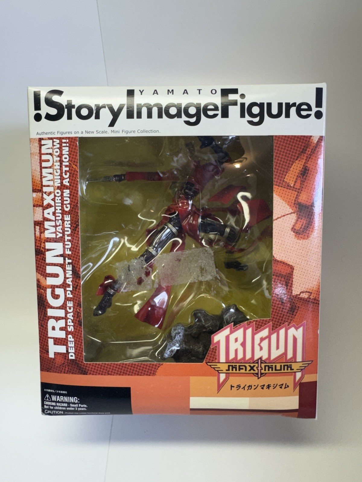 Trigun Vash the Stampede Yamato Story Image Action Figure (Red) - New Sealed