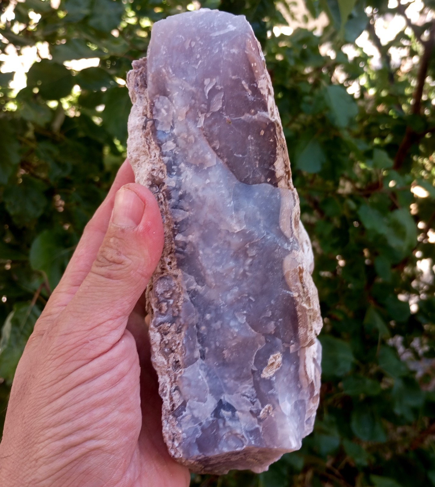 Big Beautiful Raw Lavander Purple Chalcedony Big Beautiful Raw Lavander Purple Chalcedony