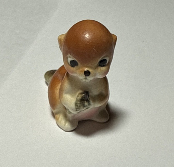 Vintage Josef originals Porcelain Beaver Figurine Matte Mini Vintage Josef originals Porcelain Beaver Figurine Matte Mini